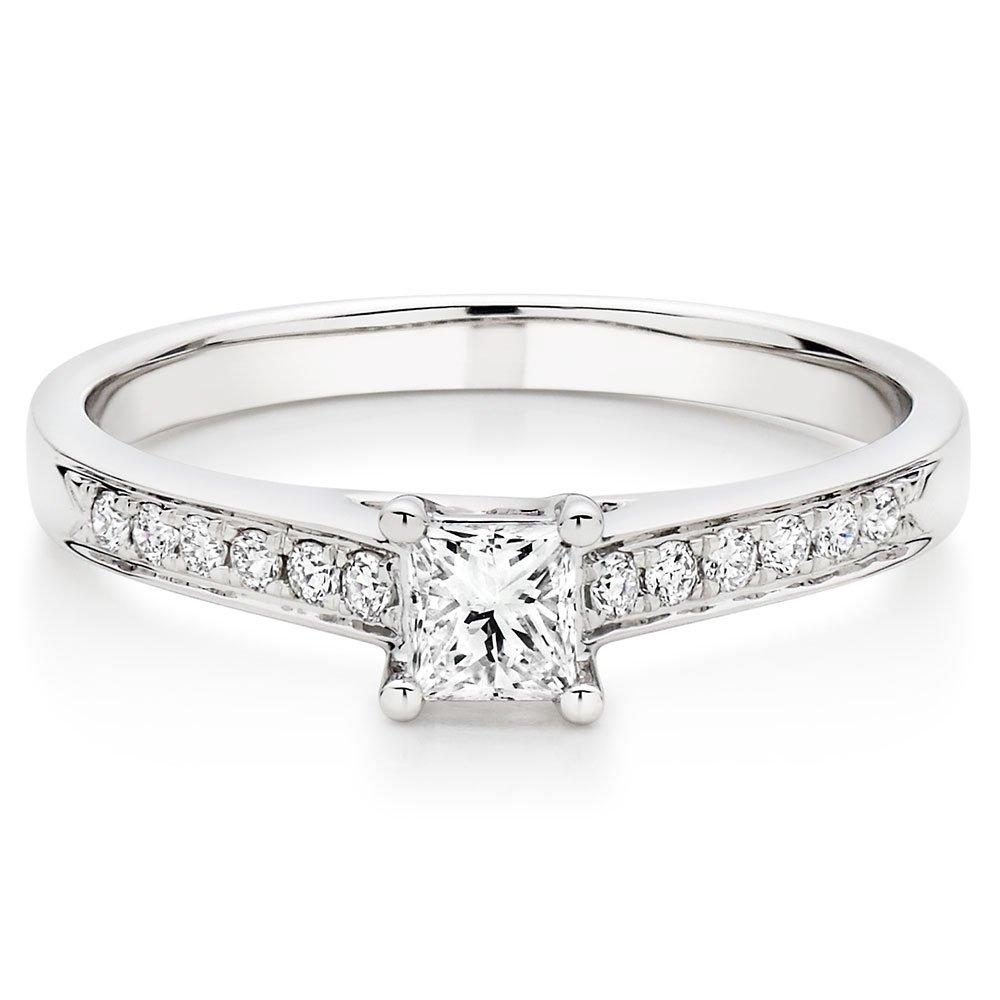 Beaverbrooks princess cut hot sale diamond ring