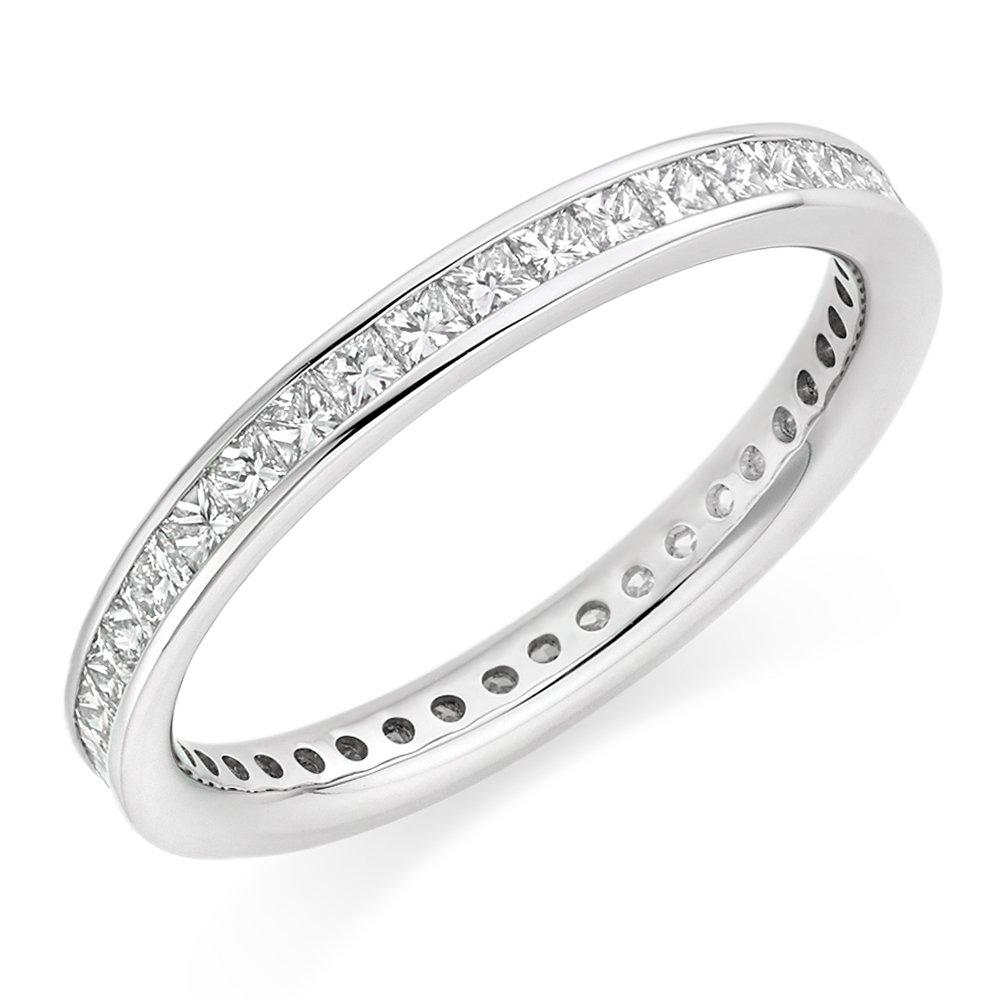 Diamond cut hot sale eternity ring