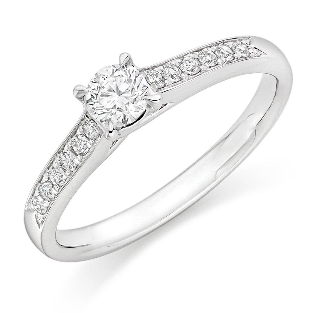 Platinum Diamond Solitaire Ring