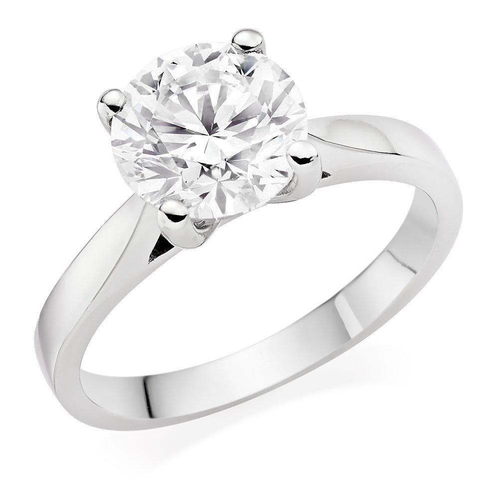 Beaverbrooks Women's Once Platinum Diamond Solitaire Ring