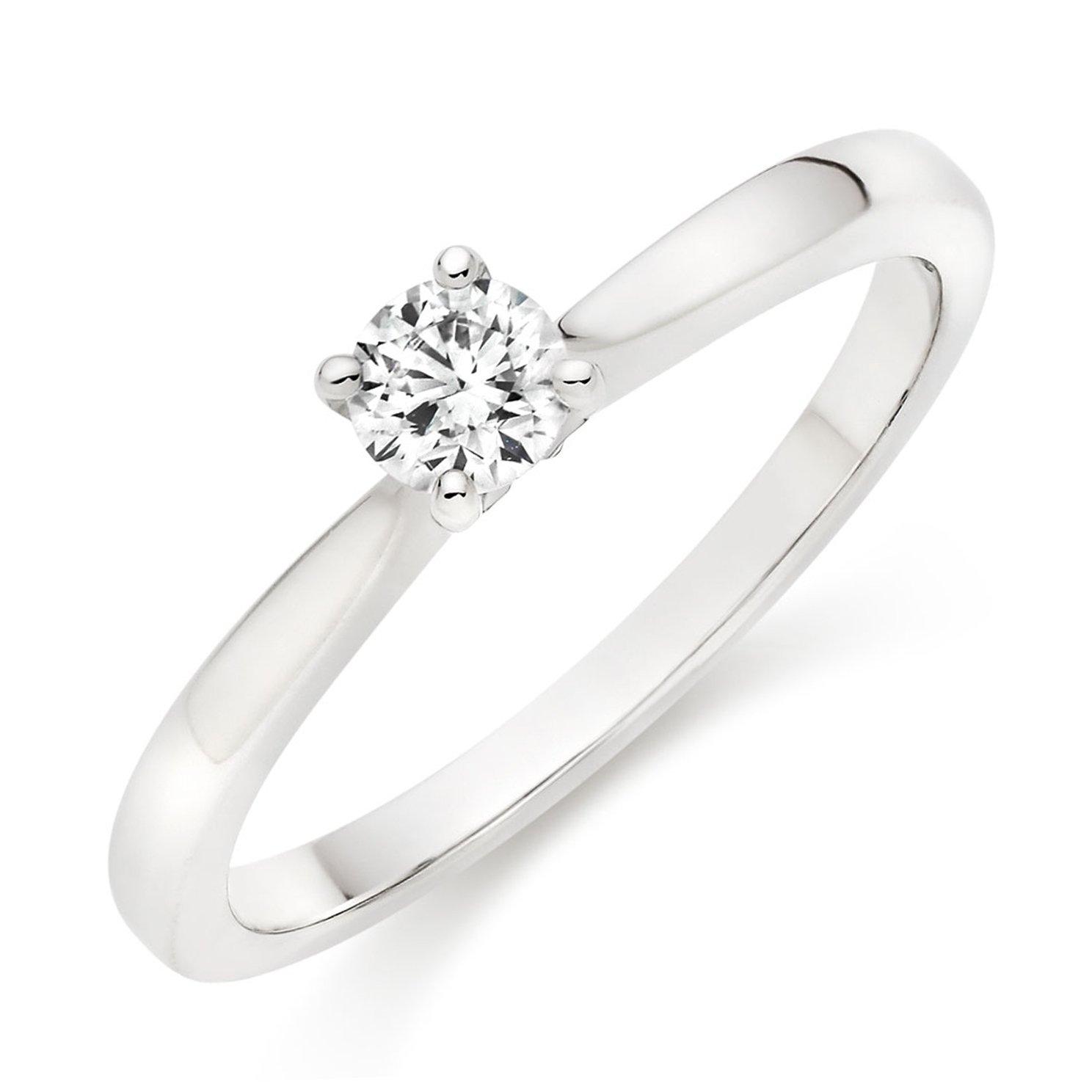 Hearts On Fire Purely Bridal Platinum Diamond Solitaire Ring | 0000304 ...