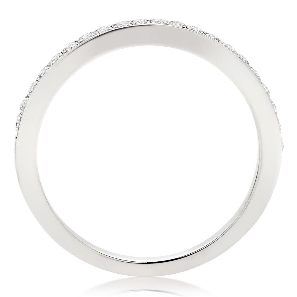 Platinum Diamond Half Eternity Ring | 0005760 | Beaverbrooks the Jewellers