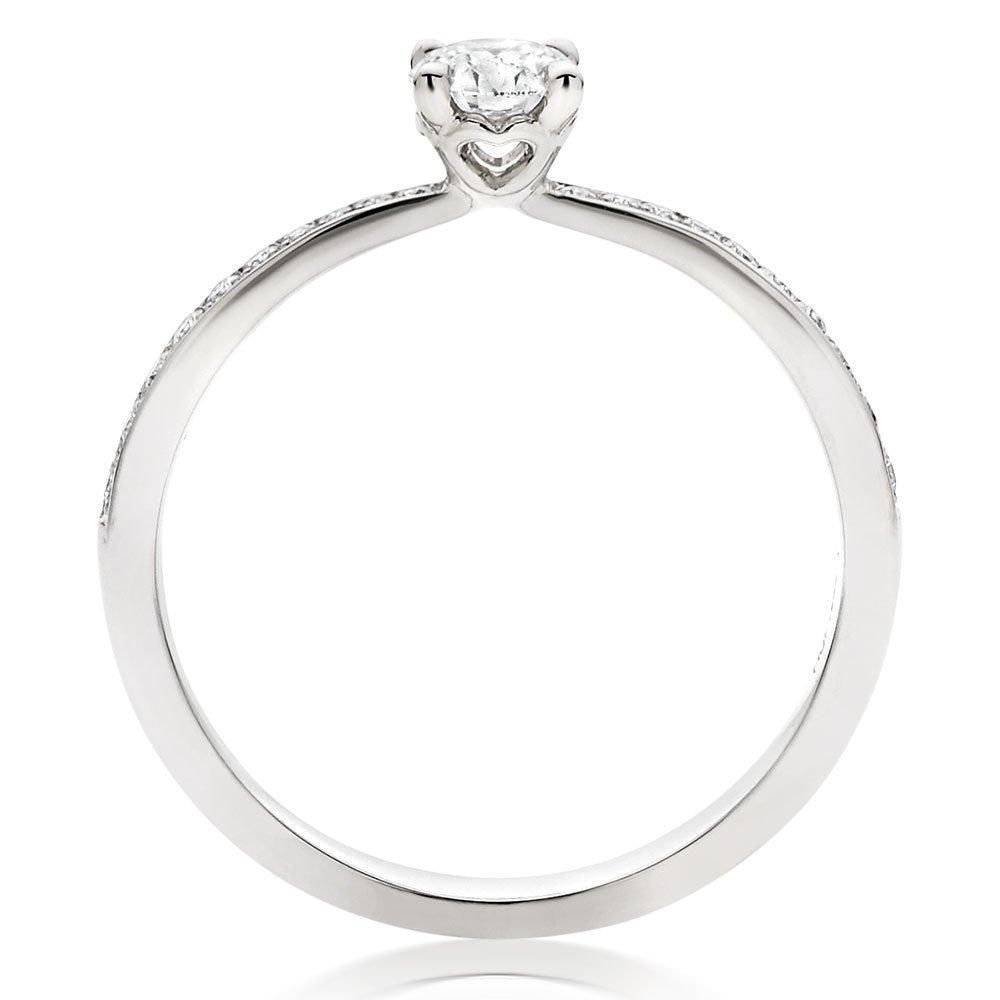 Hearts On Fire Signature Platinum Diamond Solitaire Ring 0005761 Beaverbrooks the Jewellers