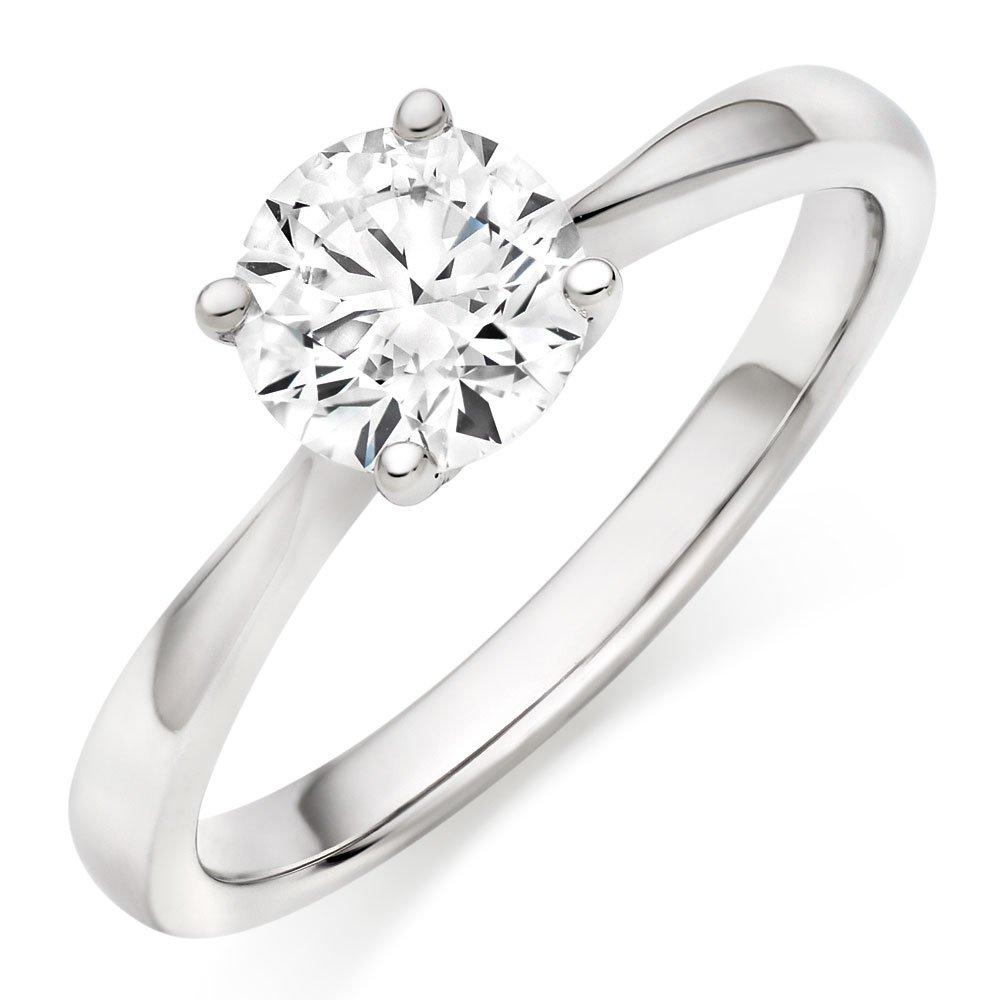 Hearts On Fire Platinum Diamond Solitaire Ring