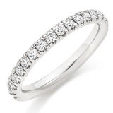 18ct Gold Diamond Shaped Wedding Ring | 0005038 | Beaverbrooks the ...