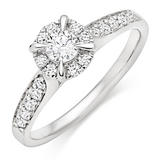 Platinum Diamond Shaped Wedding Ring | 0117987 | Beaverbrooks the Jewellers