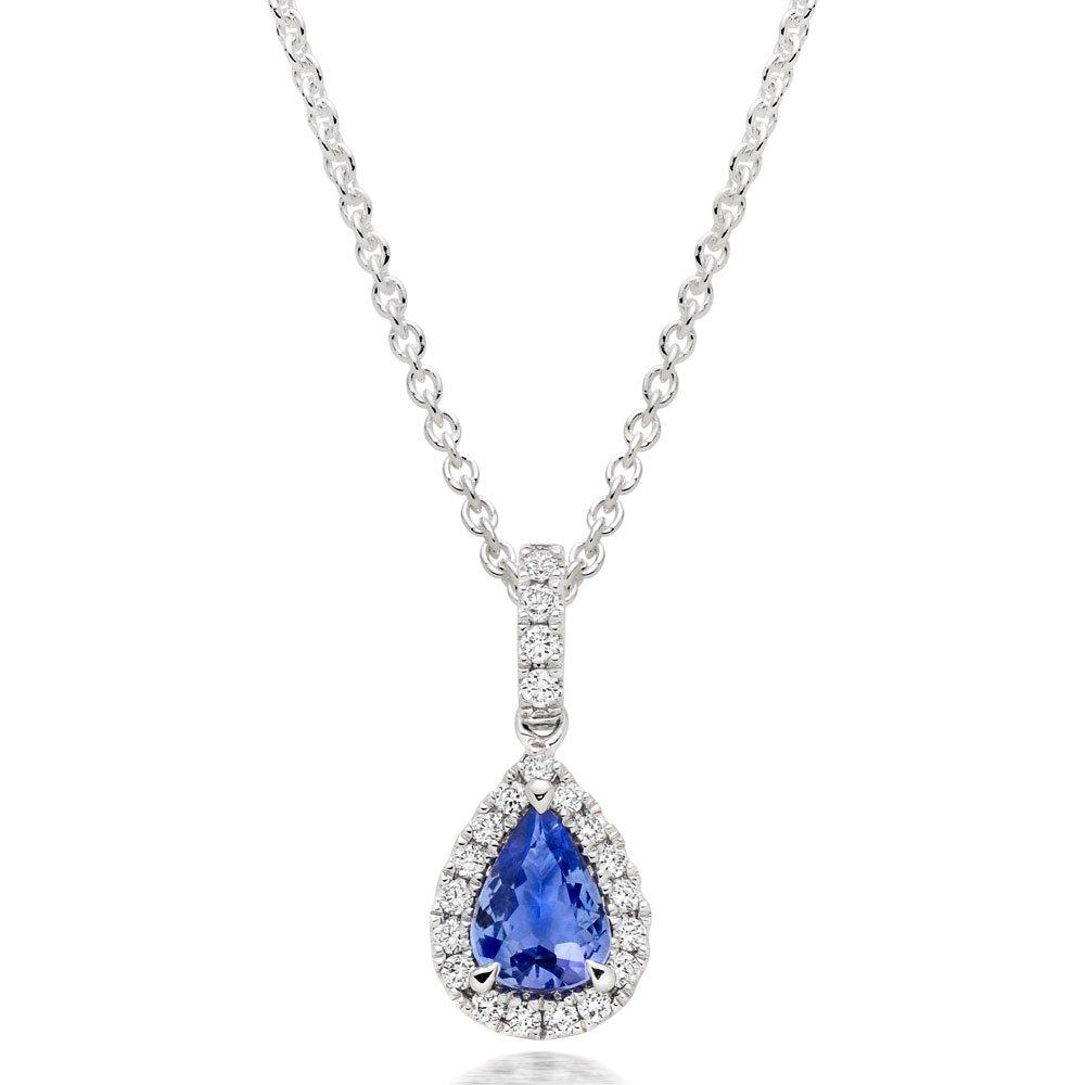 Tanzanite on sale teardrop necklace