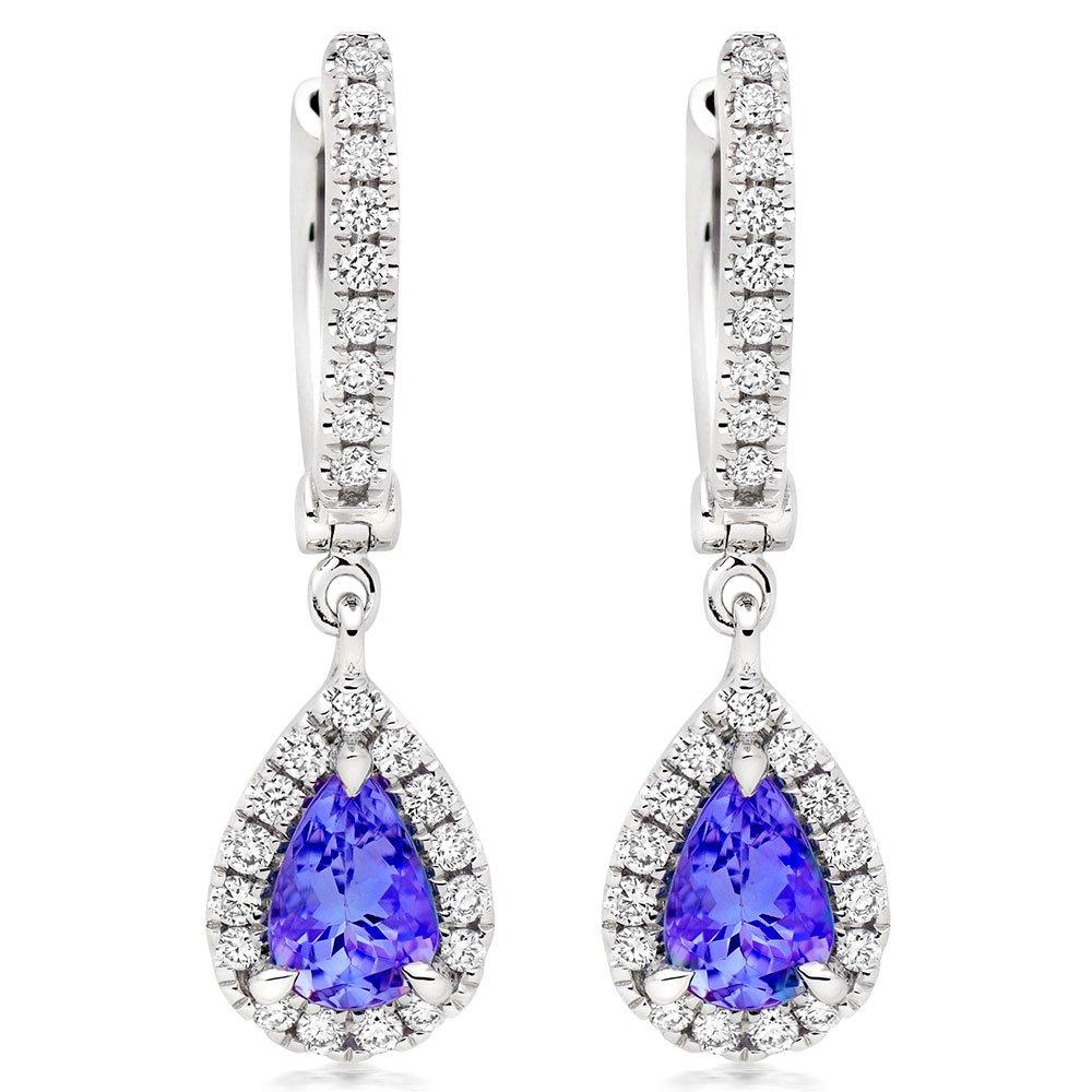 Tanzanite deals dangle earrings