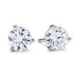 Hearts On Fire 18ct White Gold Diamond Stud Earrings