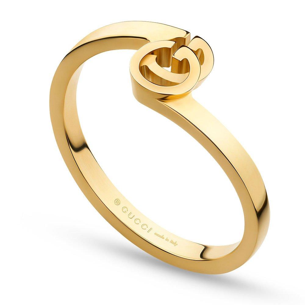 Gucci GG Running 18ct Gold Ring 0111288 Beaverbrooks the Jewellers