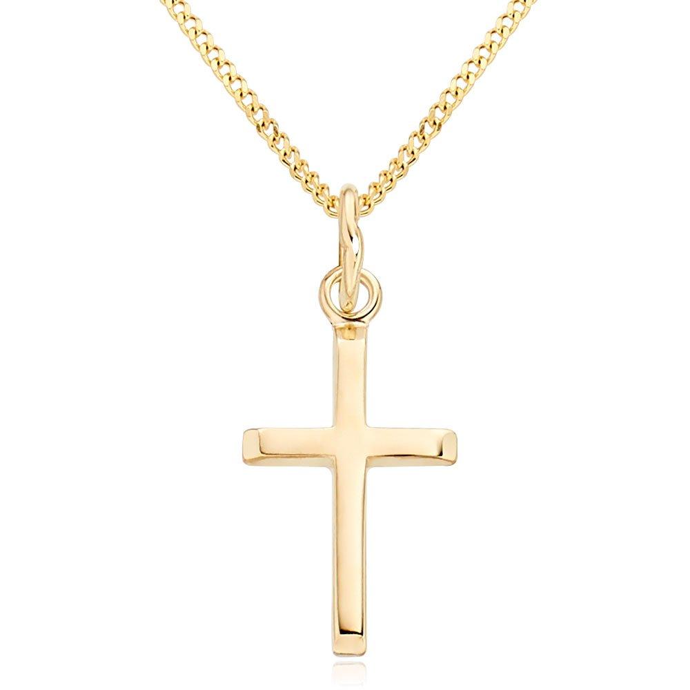 9ct Yellow Gold Cross Pendant | 0113136 | Beaverbrooks the Jewellers