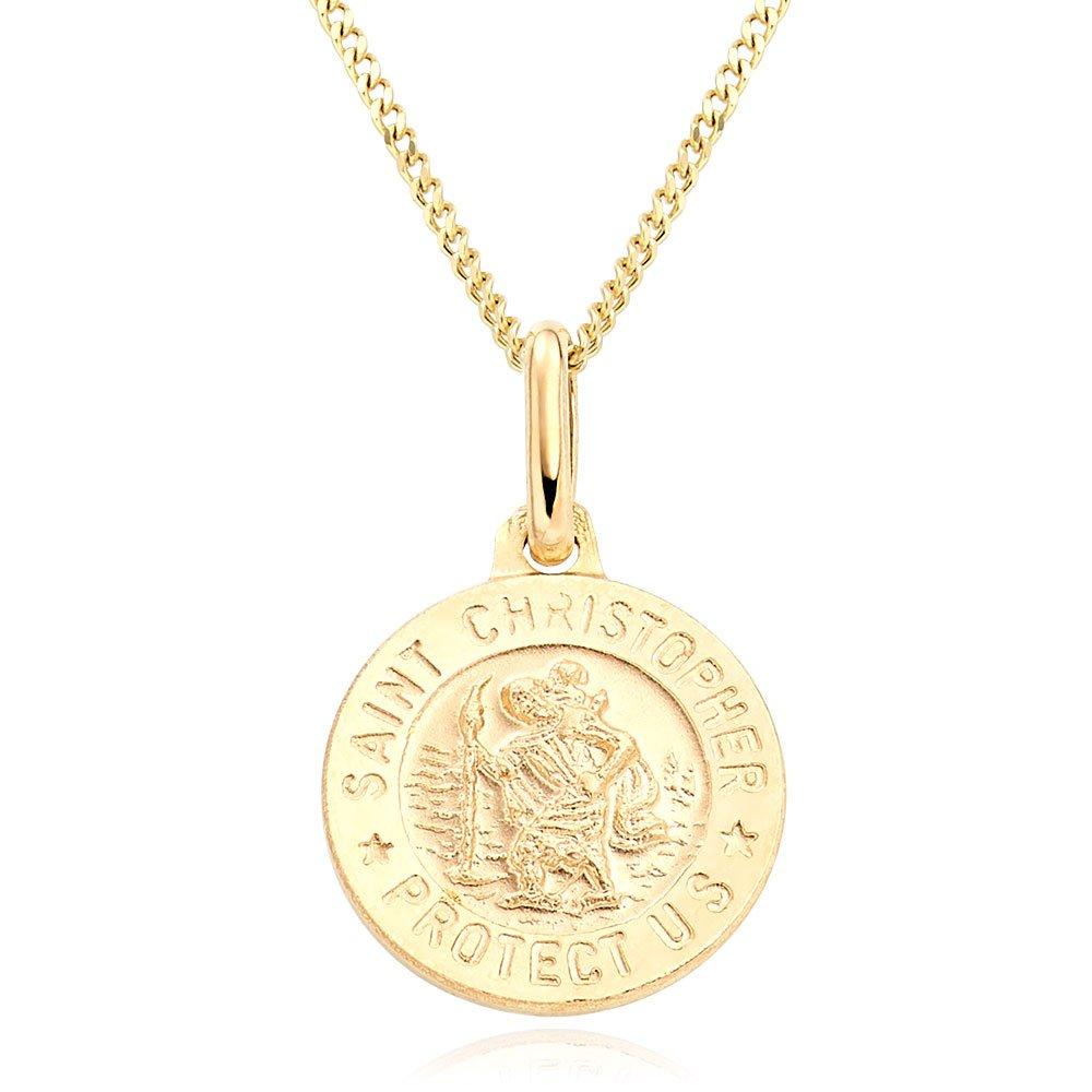 Mini B 9ct Gold St Christopher Pendant