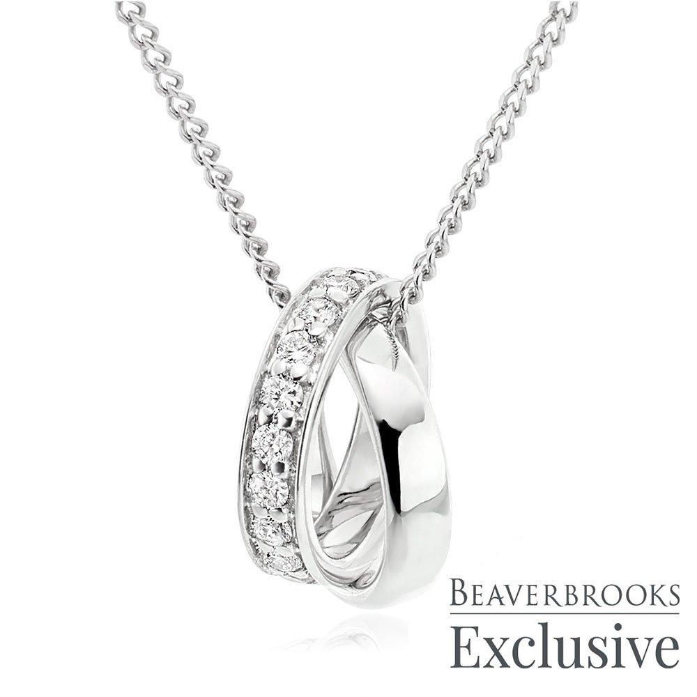 Beaverbrooks white gold deals necklace