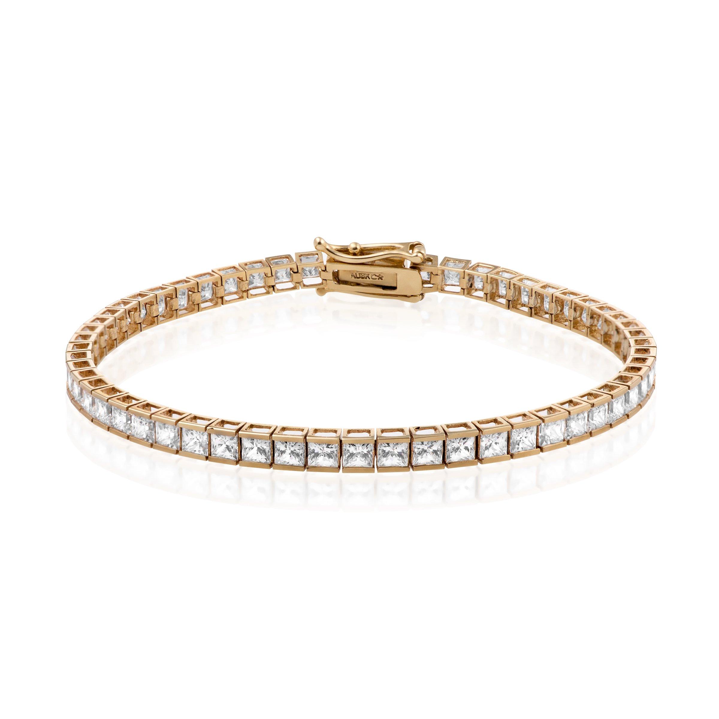 CARAT 9ct Gold Tennis Bracelet | 0116776 | Beaverbrooks the Jewellers