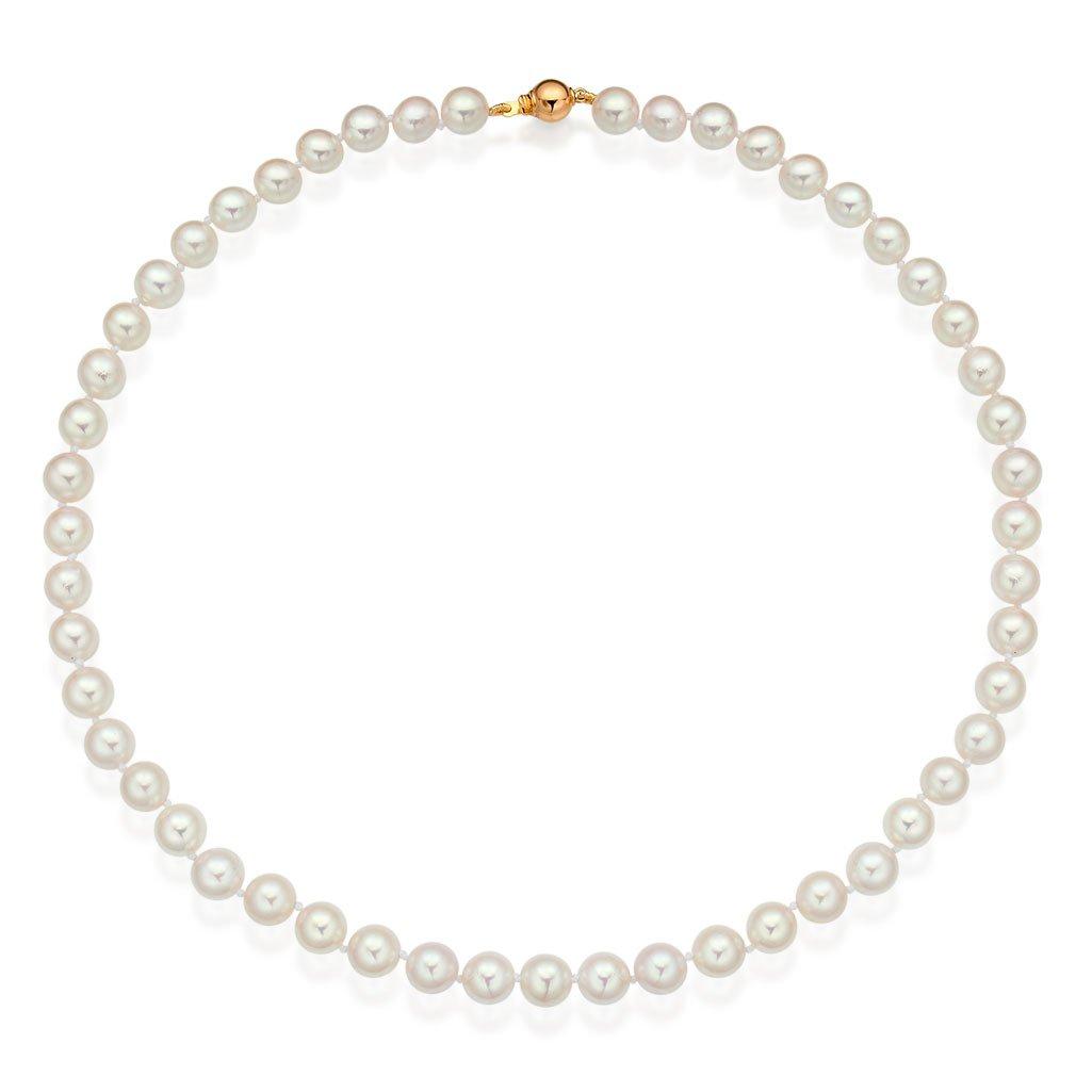 18ct Gold Akoya Pearl Necklace | 0119473 | Beaverbrooks the Jewellers