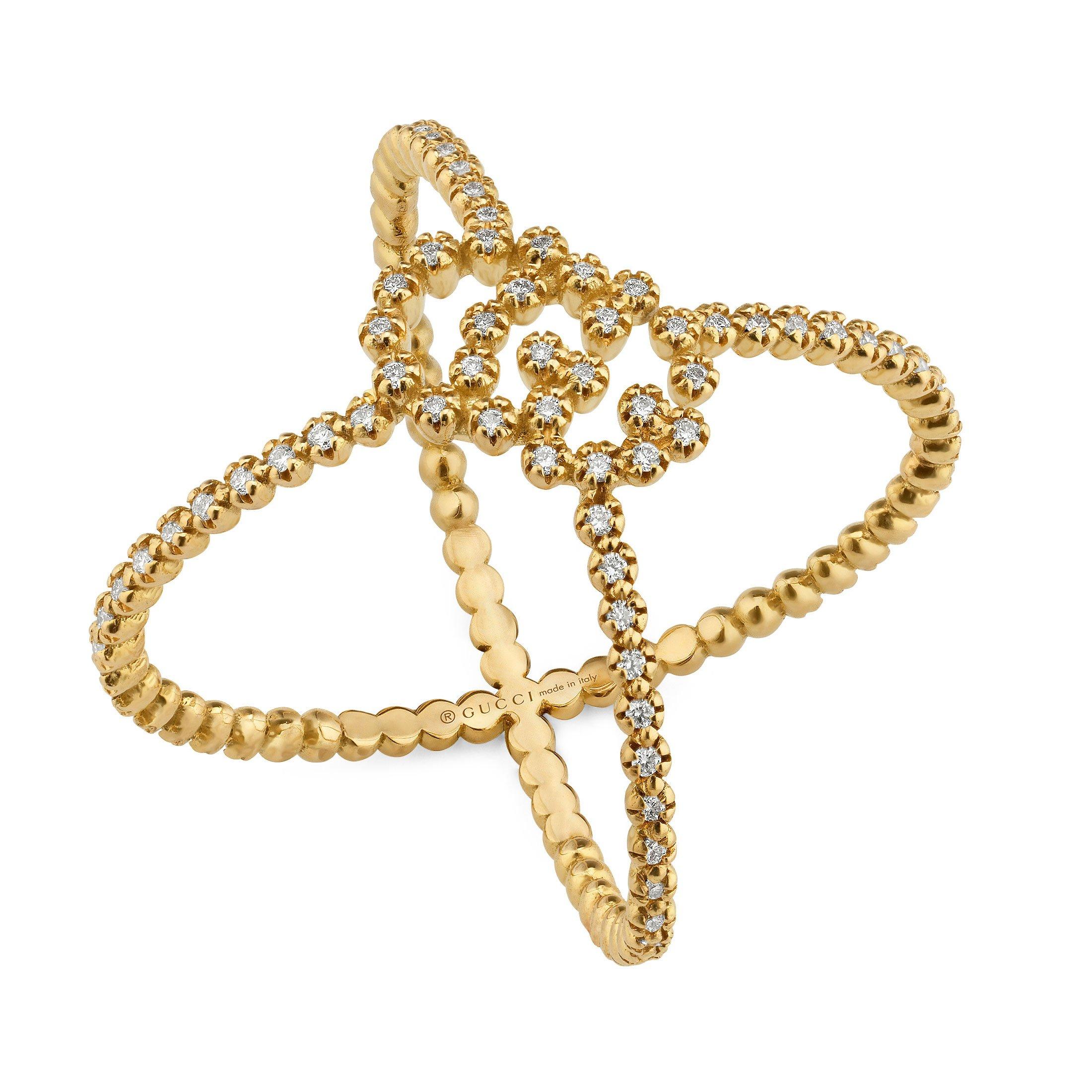 Gg running ring hot sale in yellow gold