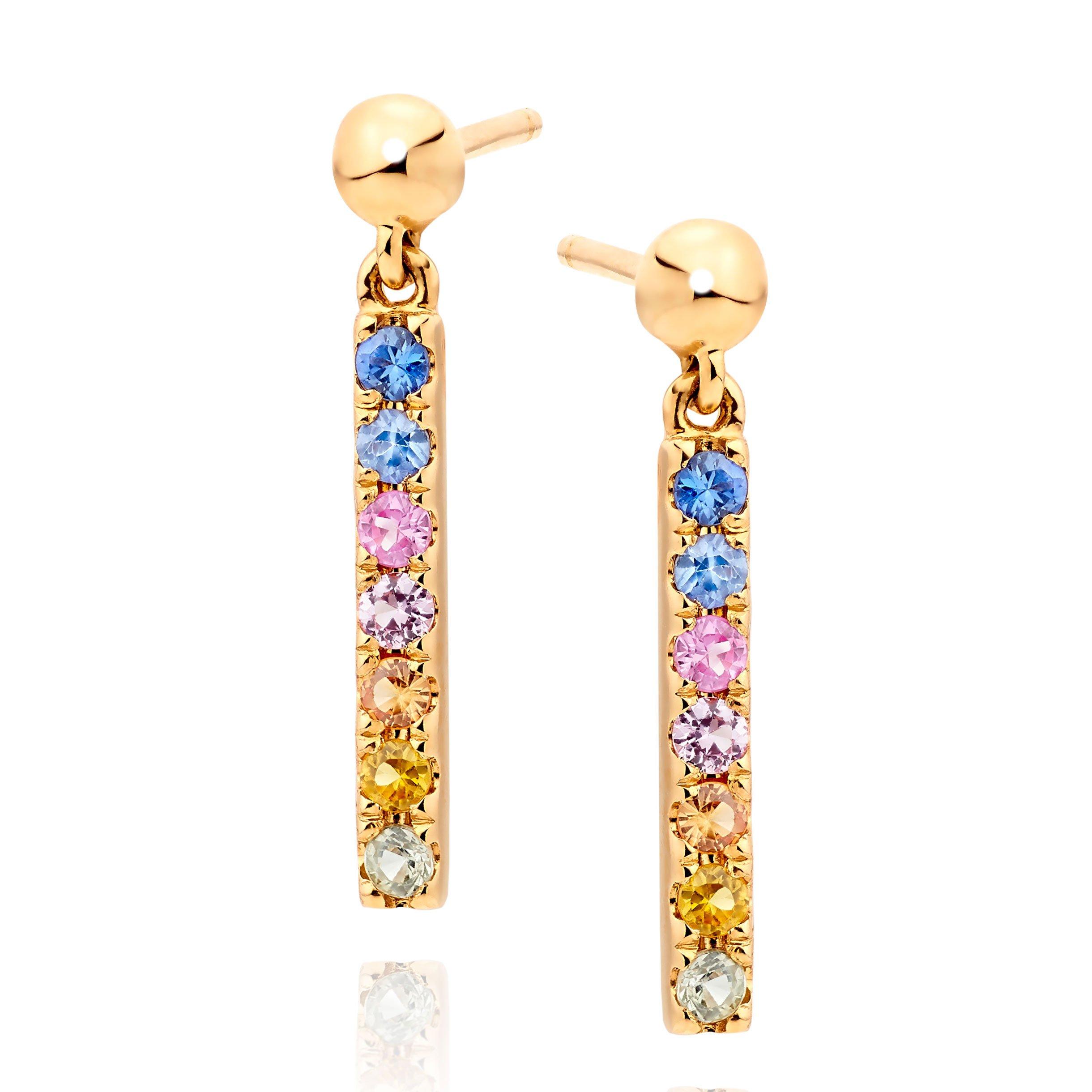Sapphire earrings deals beaverbrooks