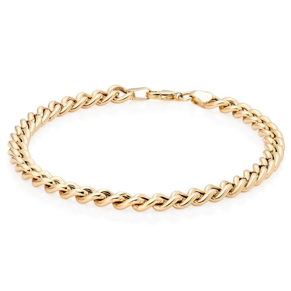 9ct Yellow Gold Link Bracelet | 0121496 | Beaverbrooks the Jewellers