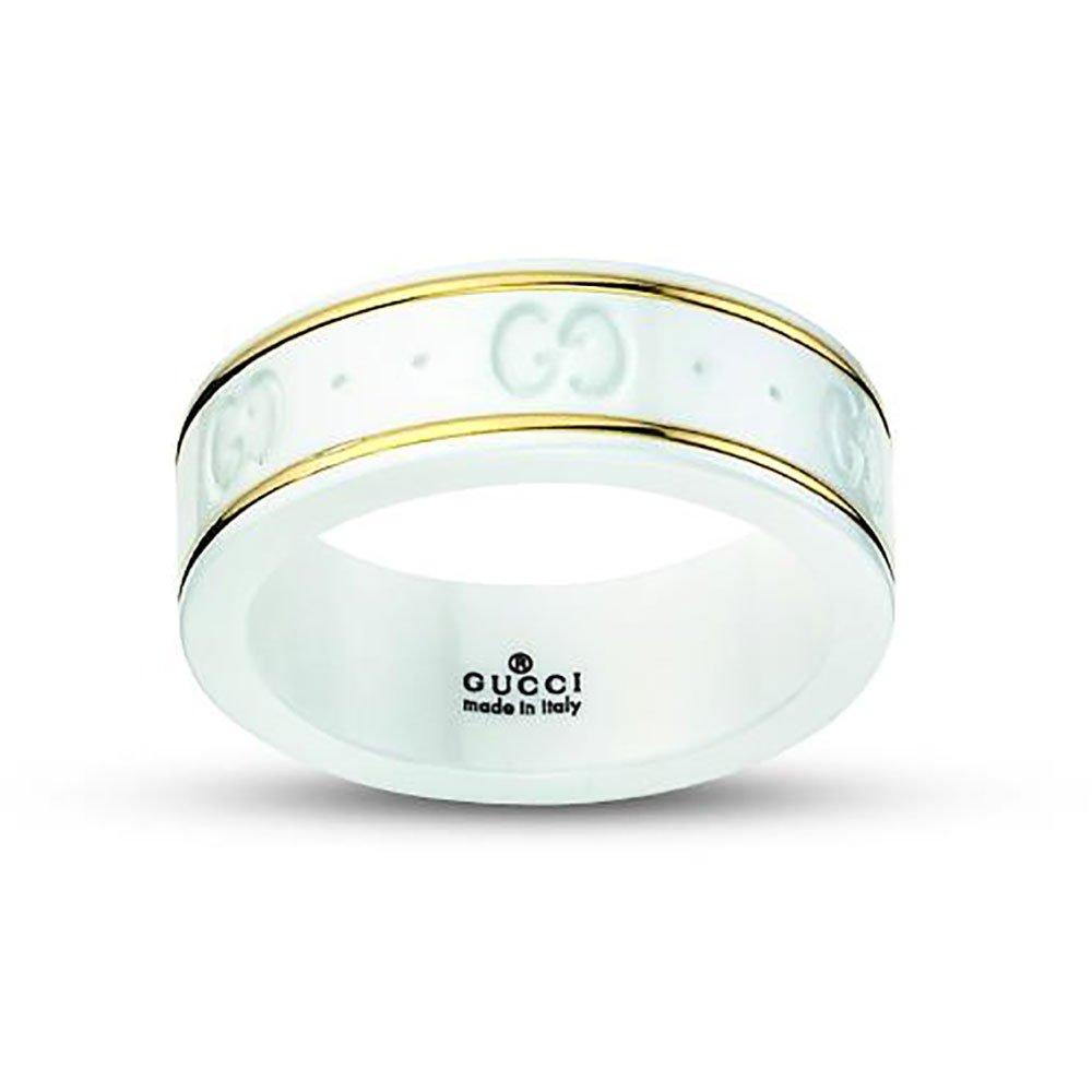 Gucci Icon 18ct Yellow Gold and White Zirconia Ring