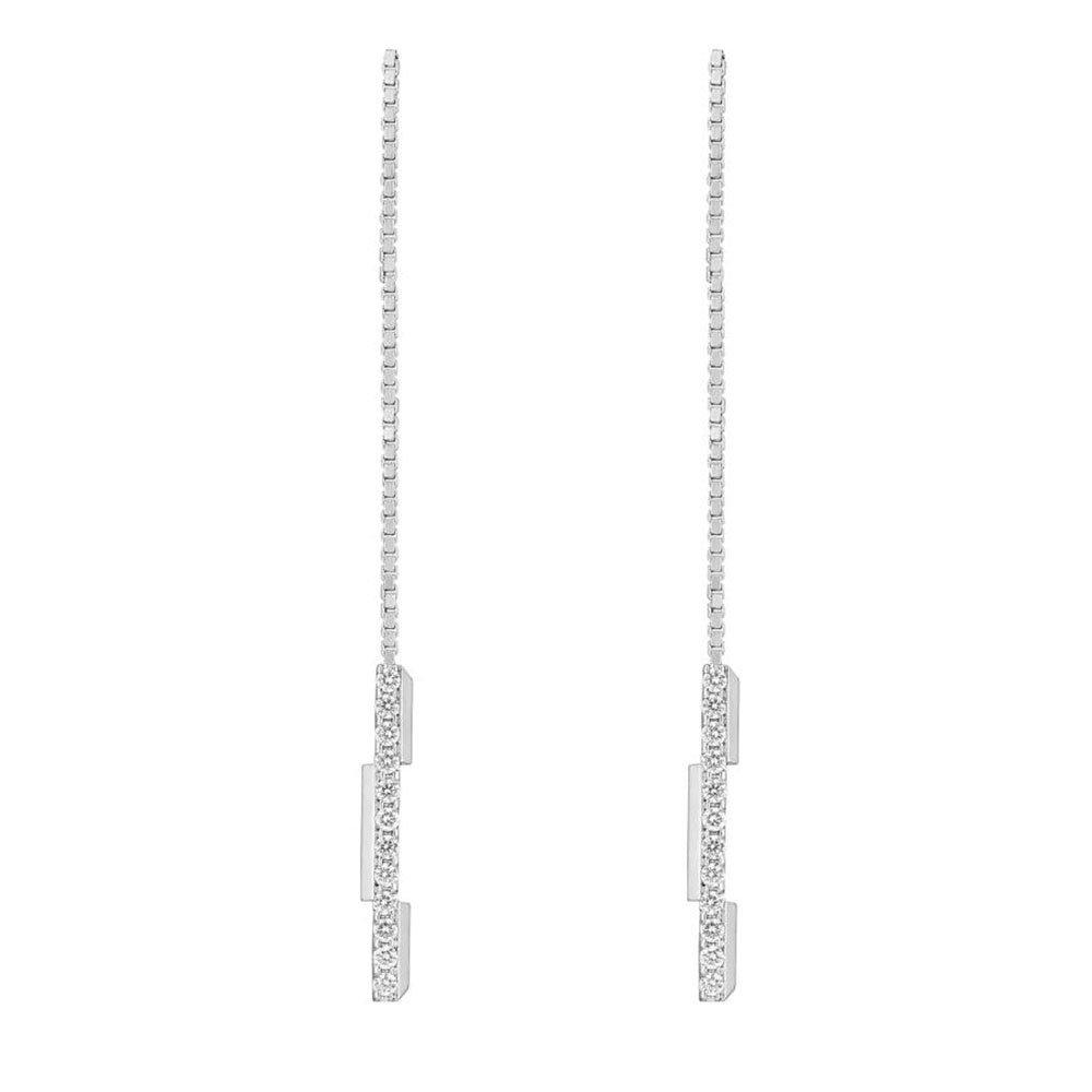 Gucci Link to Love Diamond Drop Earrings 0125894 Beaverbrooks the