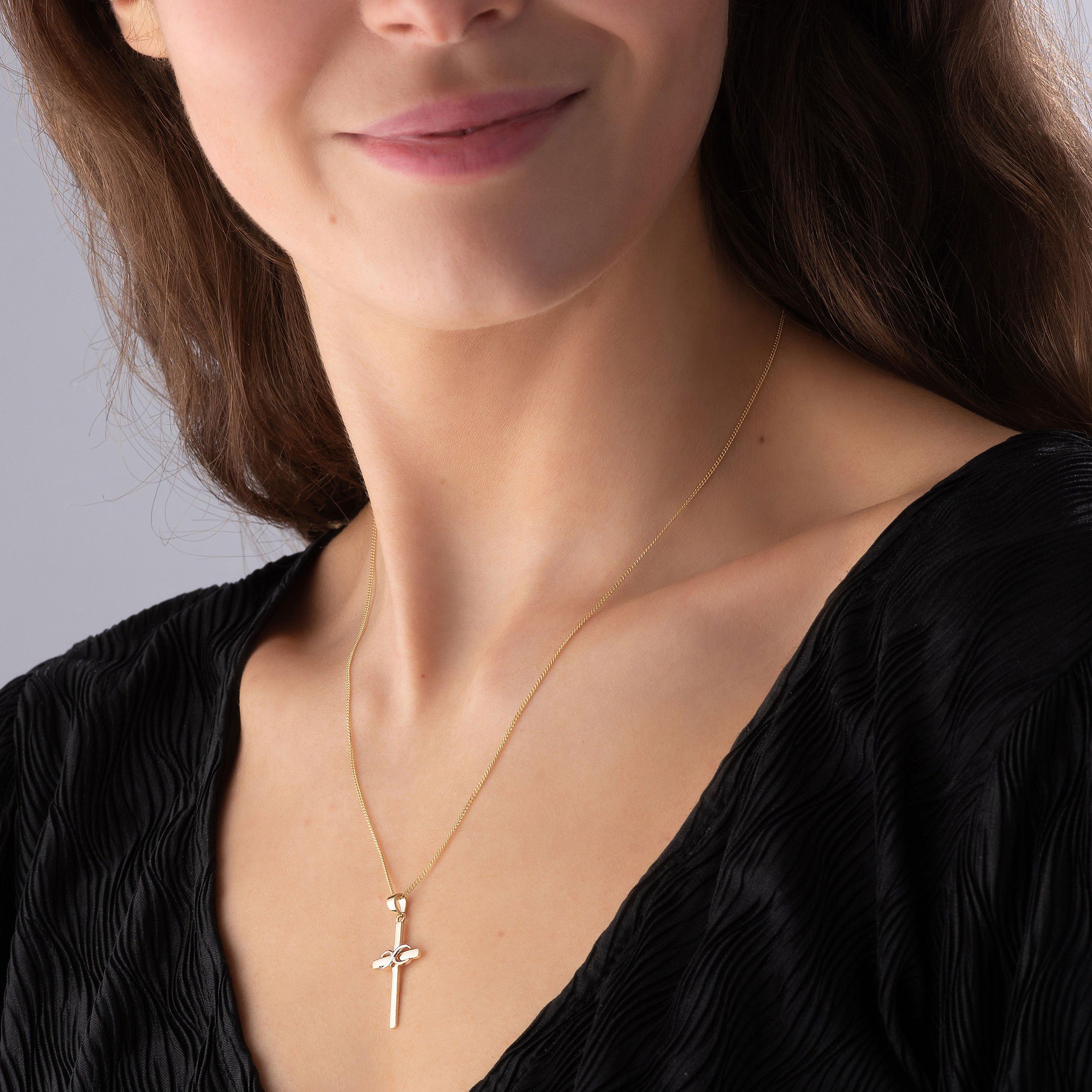 Beaverbrooks deals cross necklace