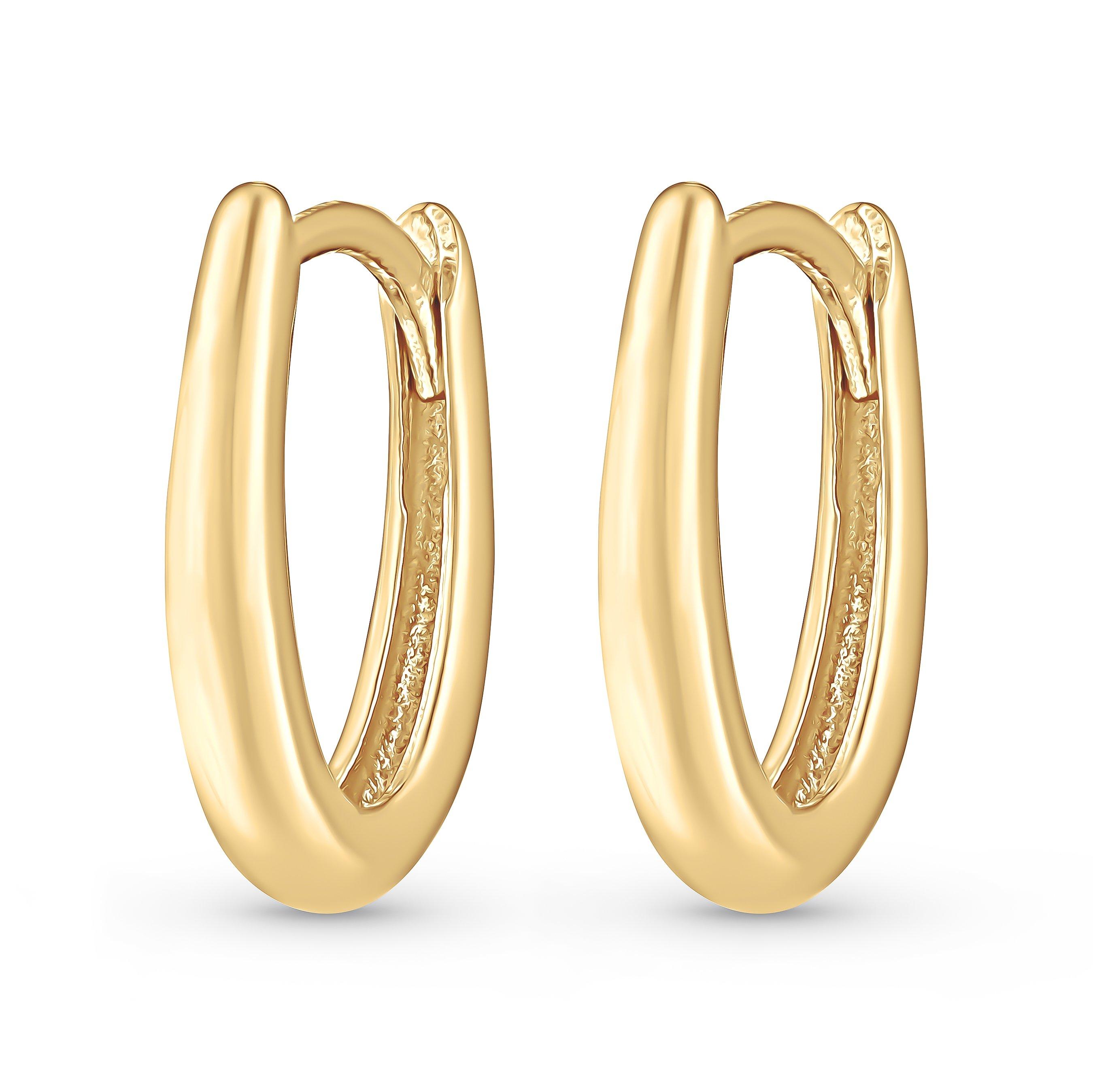 9ct Yellow Gold Hoop Earrings