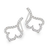 Essence 9ct White Gold Diamond Earrings