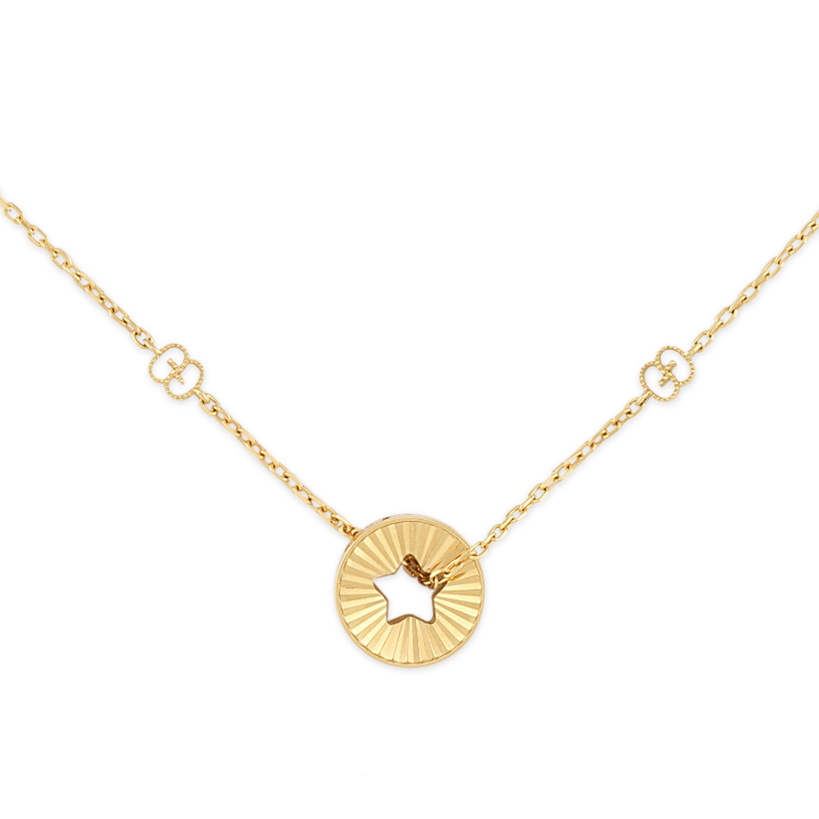 Gucci Icon 18ct Yellow Gold Star Pendant