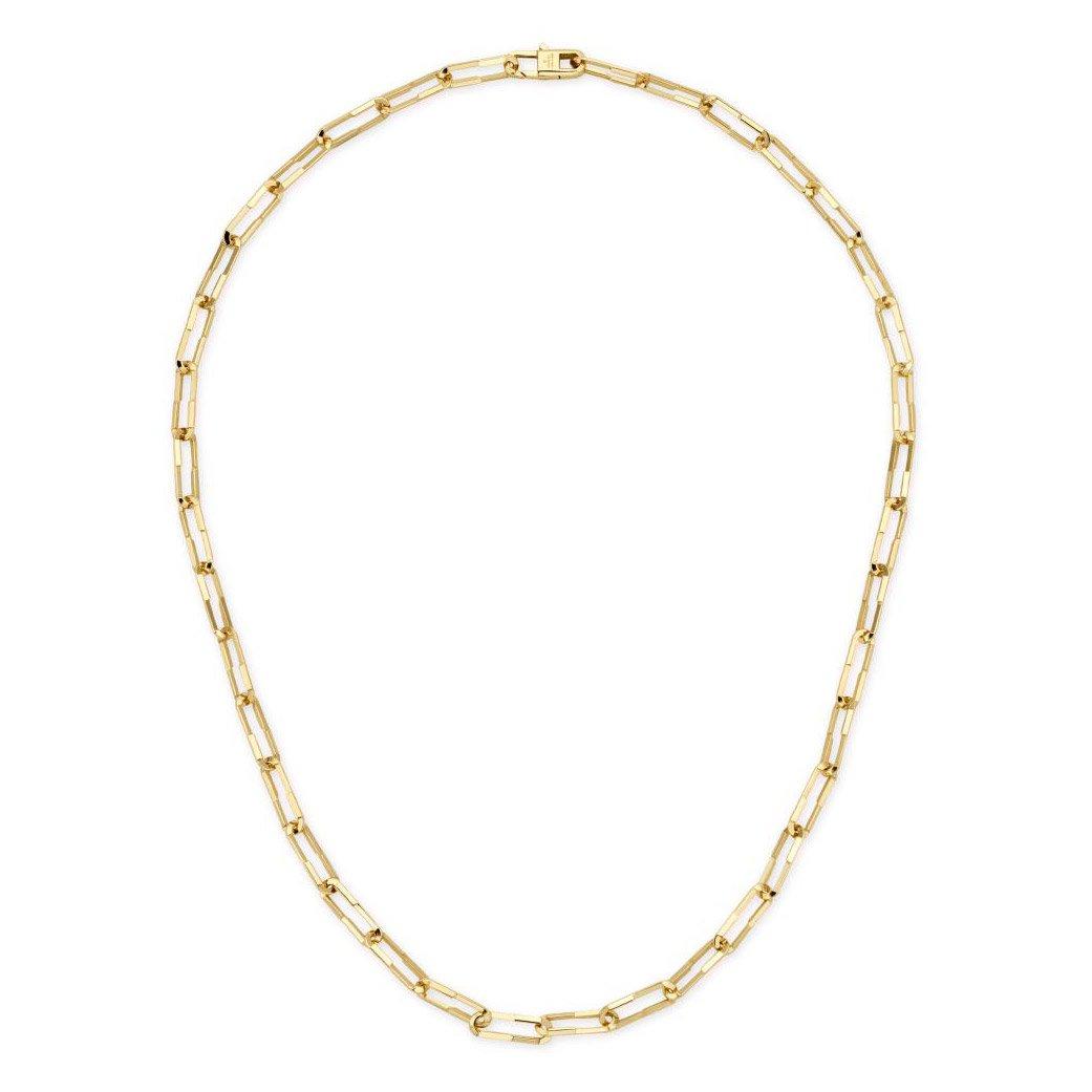 Gucci Link to Love 18ct Yellow Gold Necklace | 0136609 | Beaverbrooks ...