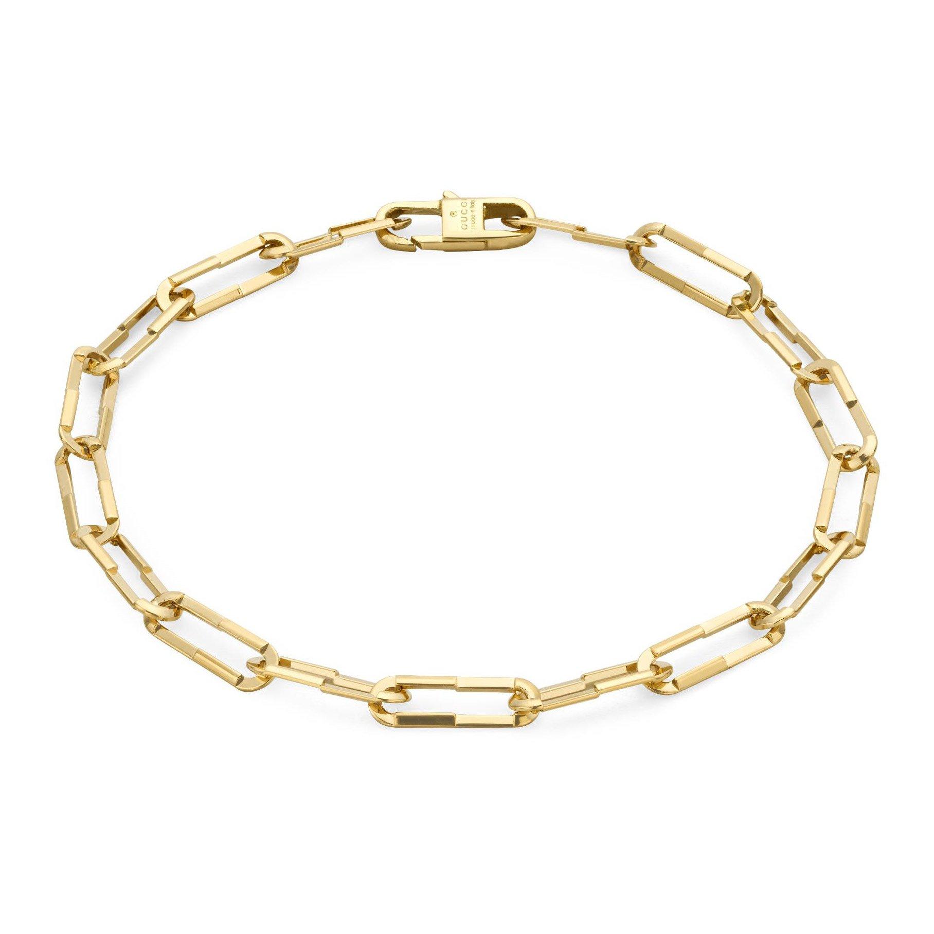 Gucci Link to Love 18ct Yellow Gold Bracelet | 0136610 | Beaverbrooks ...