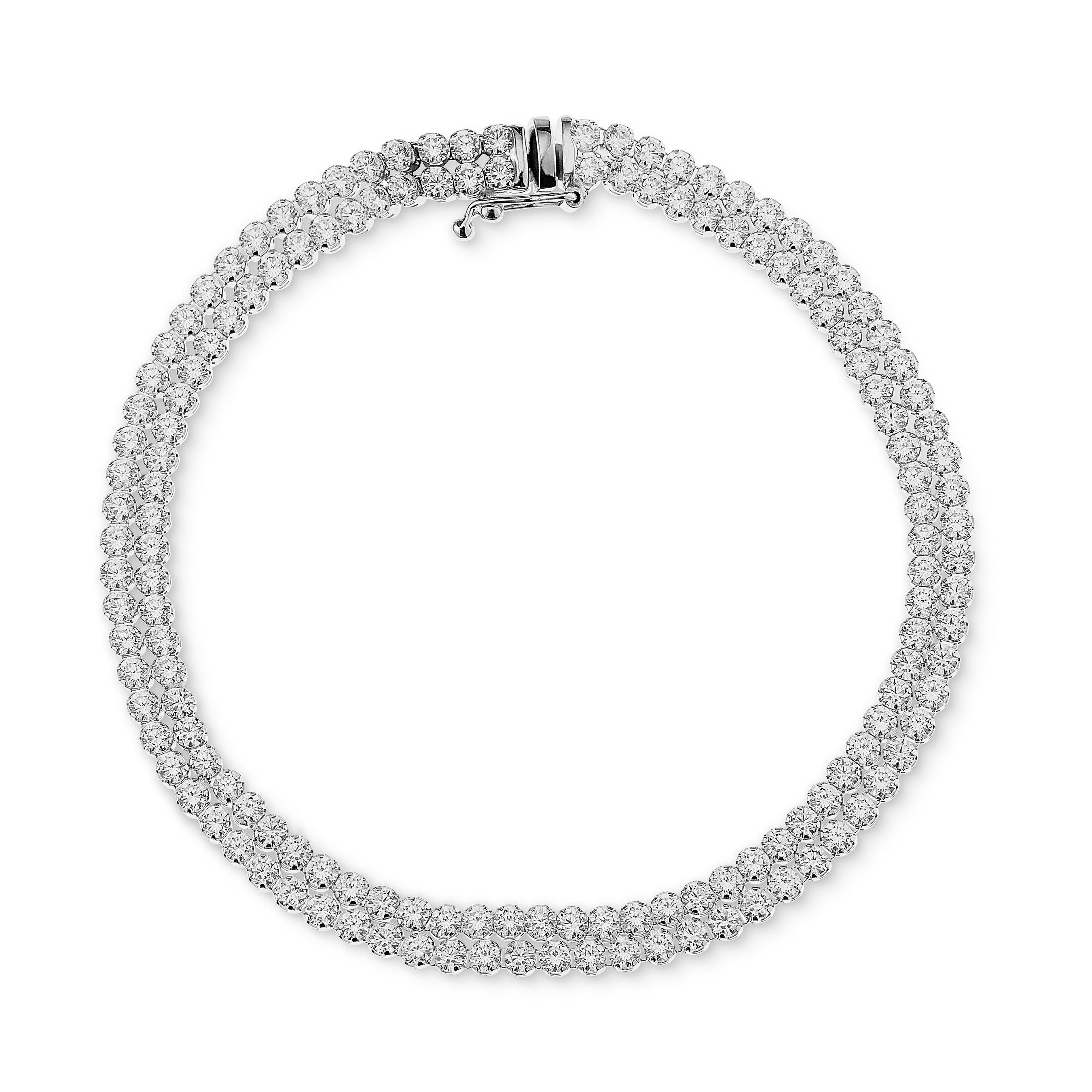 White gold cubic zirconia on sale bracelet