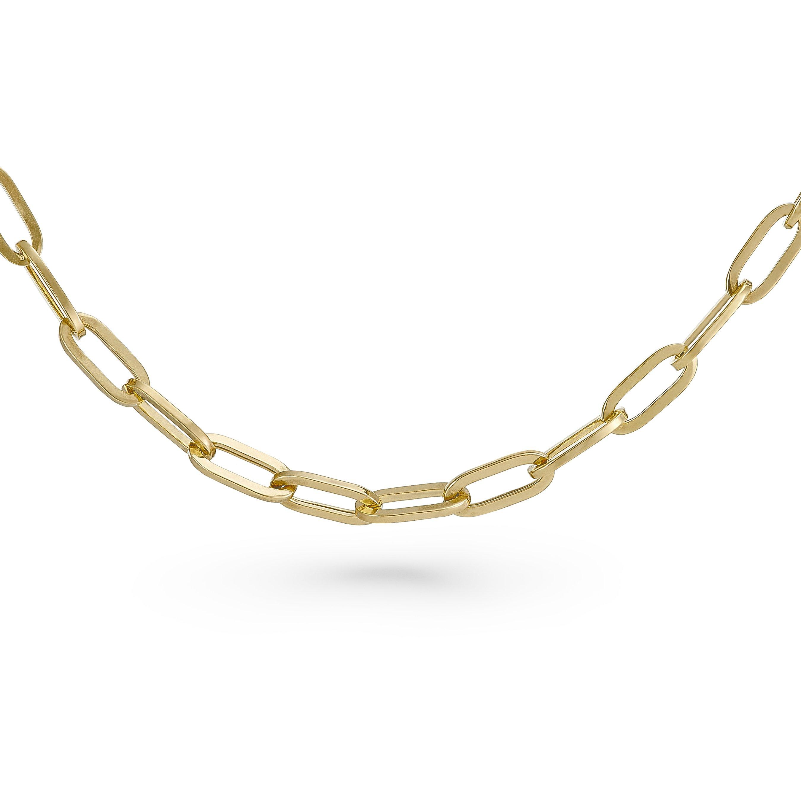 9ct Yellow Gold Paperchain Bracelet | 0138485 | Beaverbrooks the Jewellers