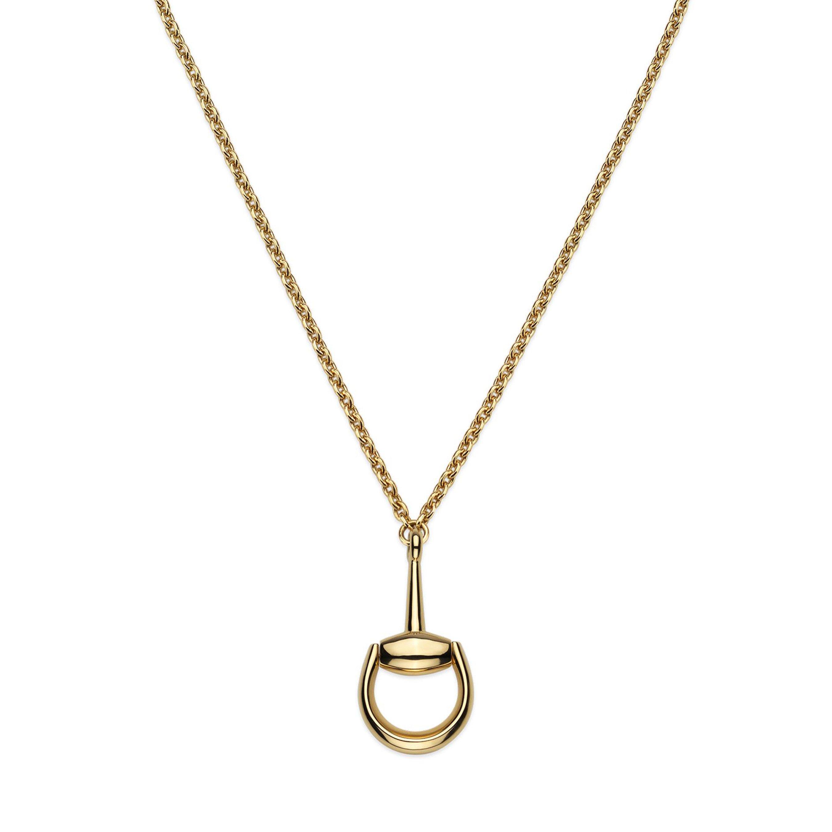 Gucci Horsebit 18ct Yellow Gold Pendant