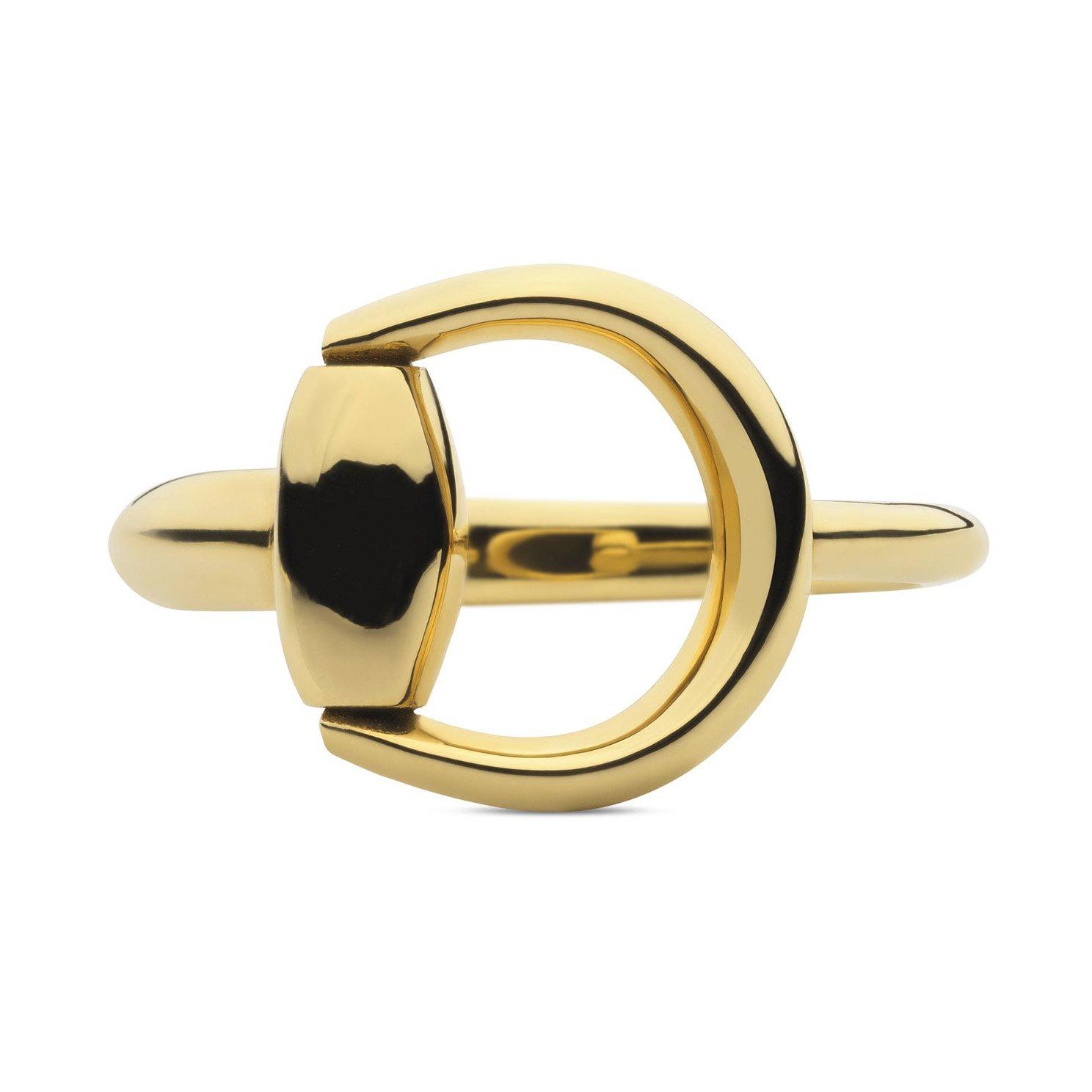 Gucci Horsebit 18ct Yellow Gold Ring (M.5)