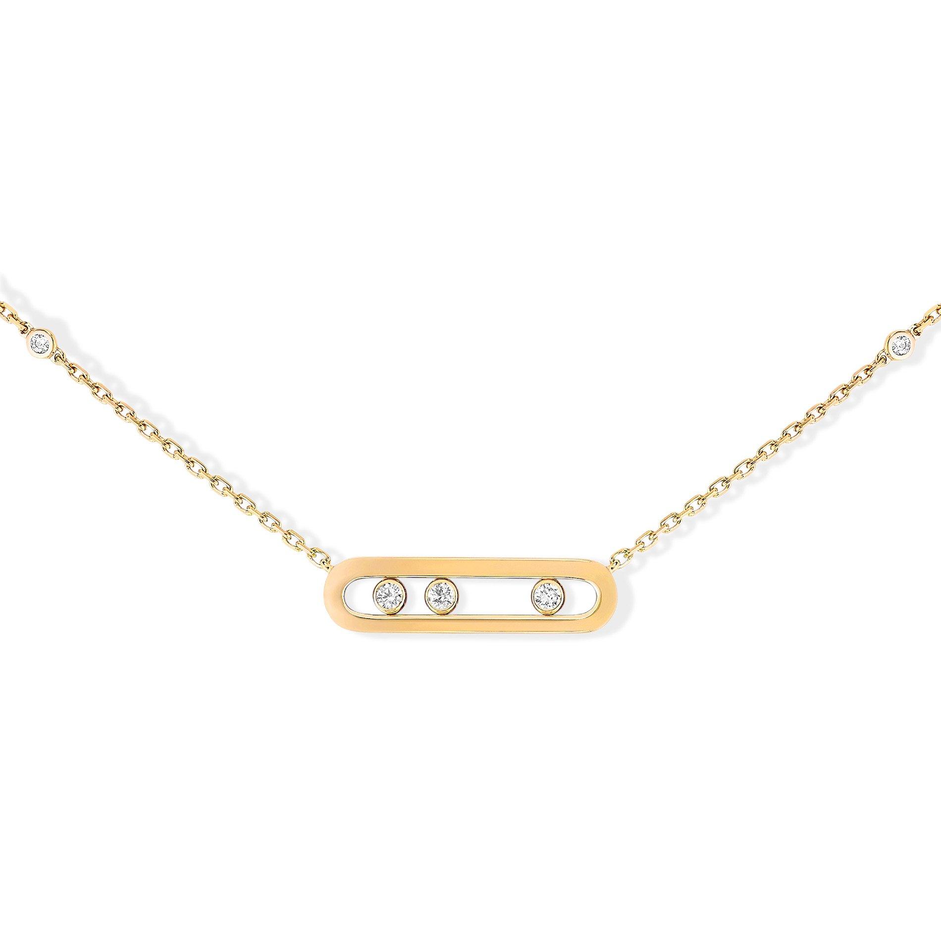 Messika Baby Move 18ct Yellow Gold Diamond Necklace