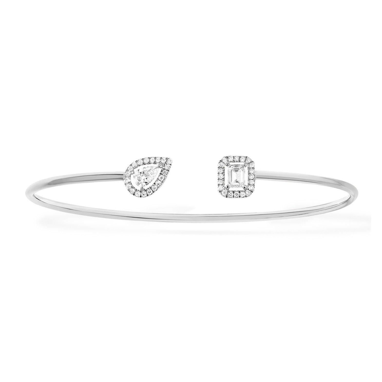 Messika My Twin Toi & Moi 18ct White Gold Diamond Bangle