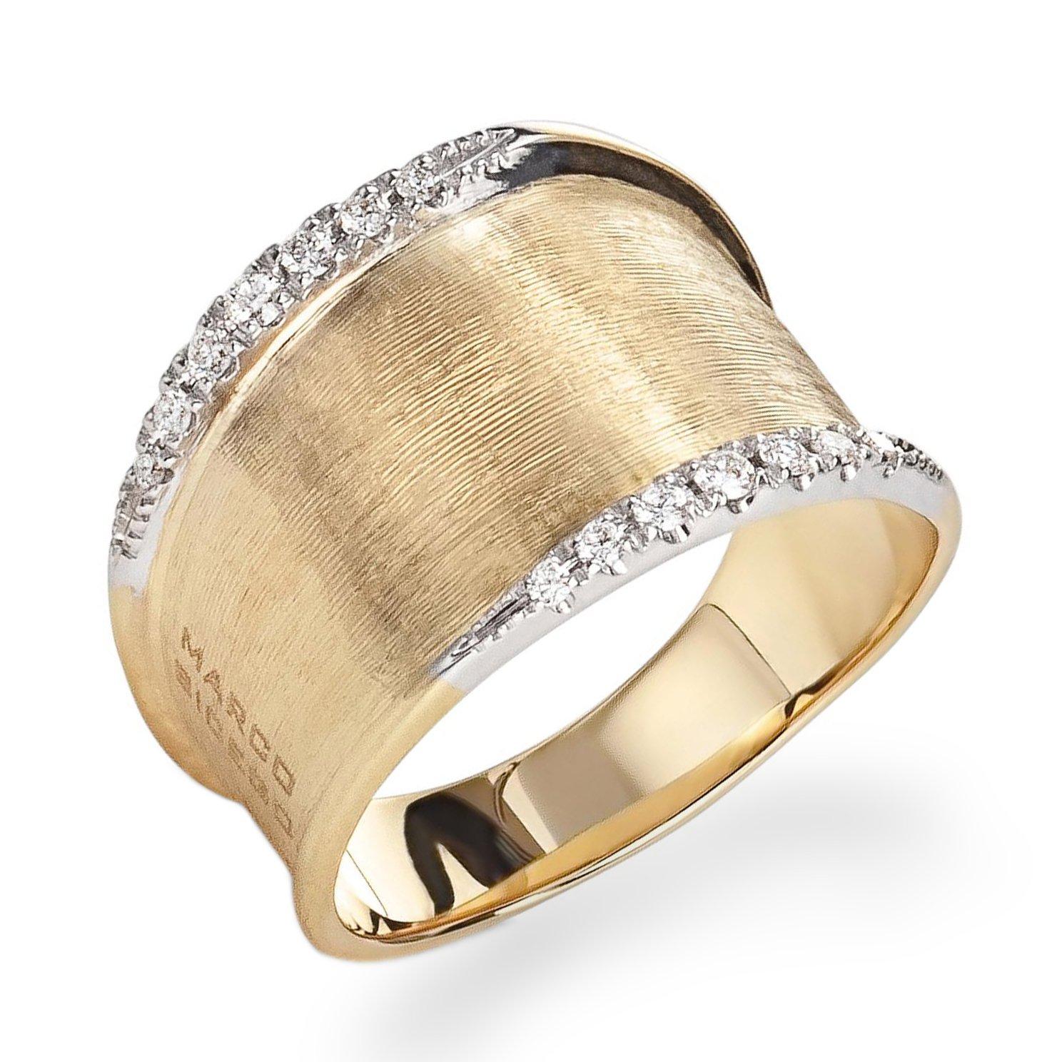 Marco Bicego Lunaria 18ct Yellow Gold Diamond Ring