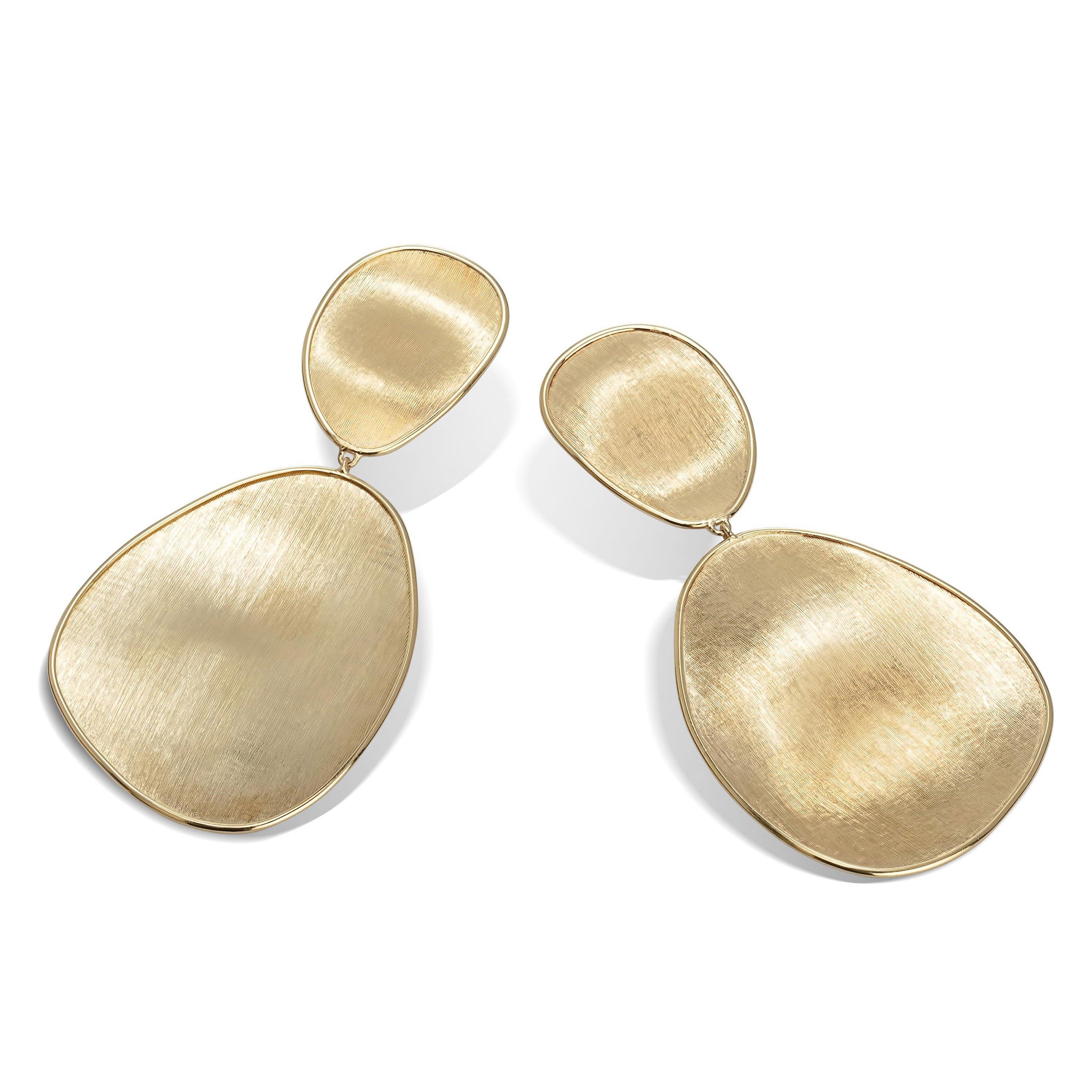 Marco Bicego Lunaria 18ct Yellow Gold Drop Earrings