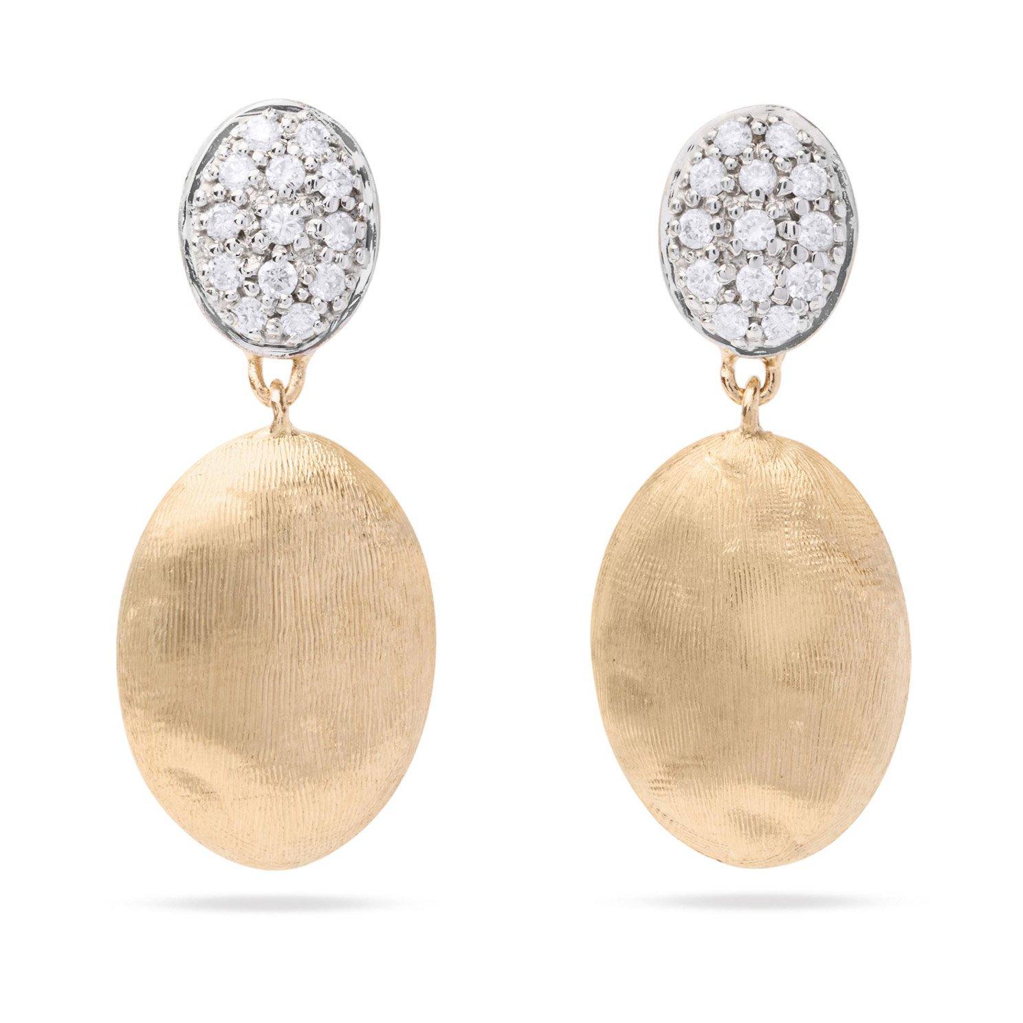 Marco Bicego Siviglia 18ct Yellow Gold Diamond Drop Earrings