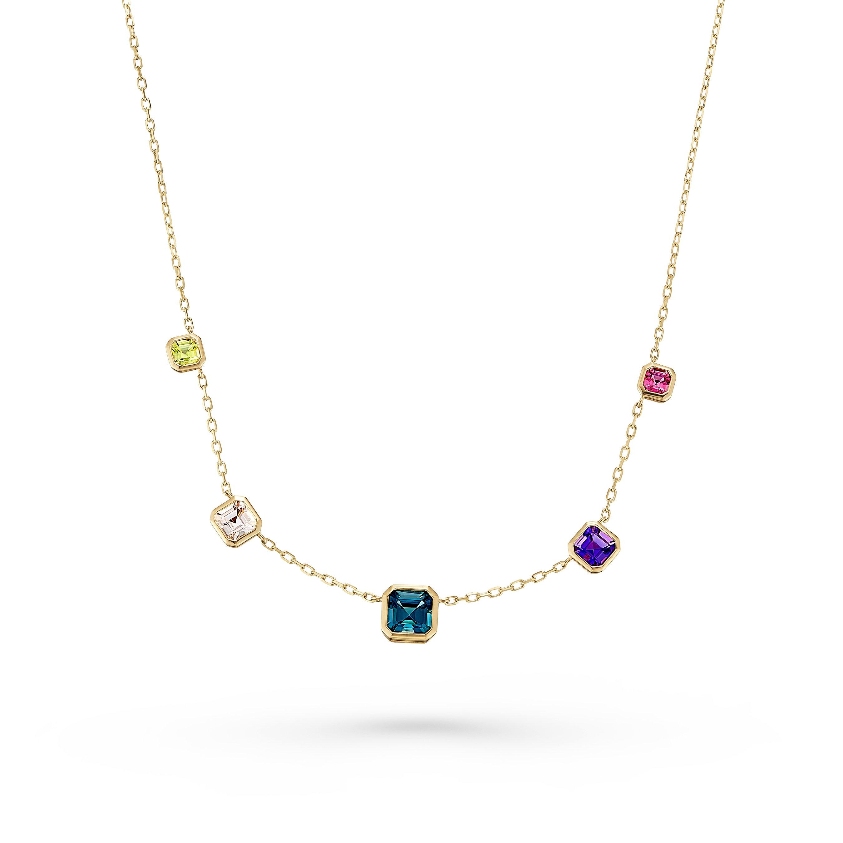 Beaverbrooks 9ct Yellow Gold Gemstone Necklace | 0150480
