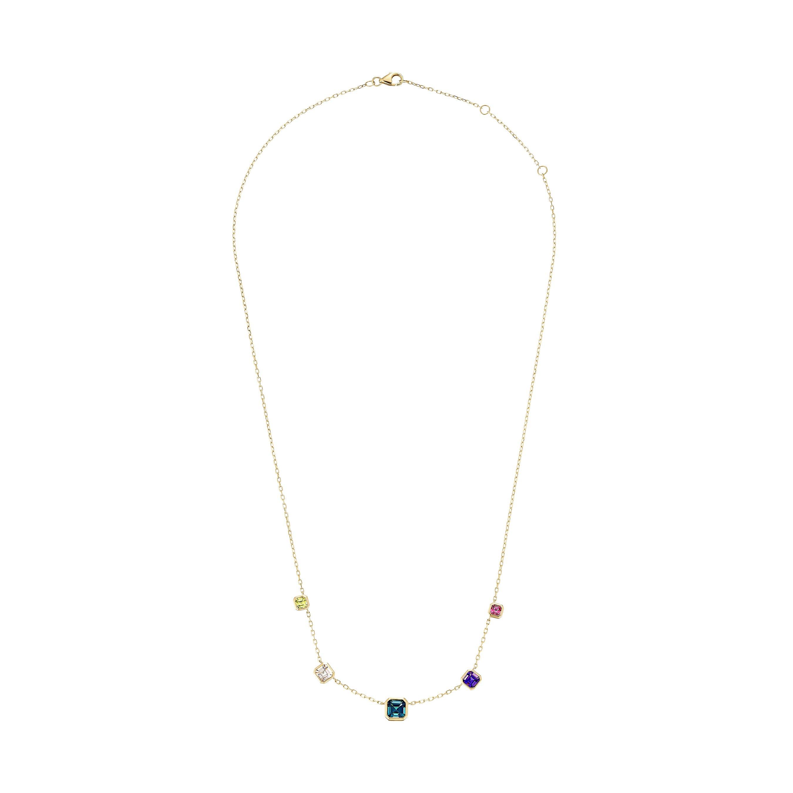 Beaverbrooks 9ct Yellow Gold Gemstone Necklace | 0150480