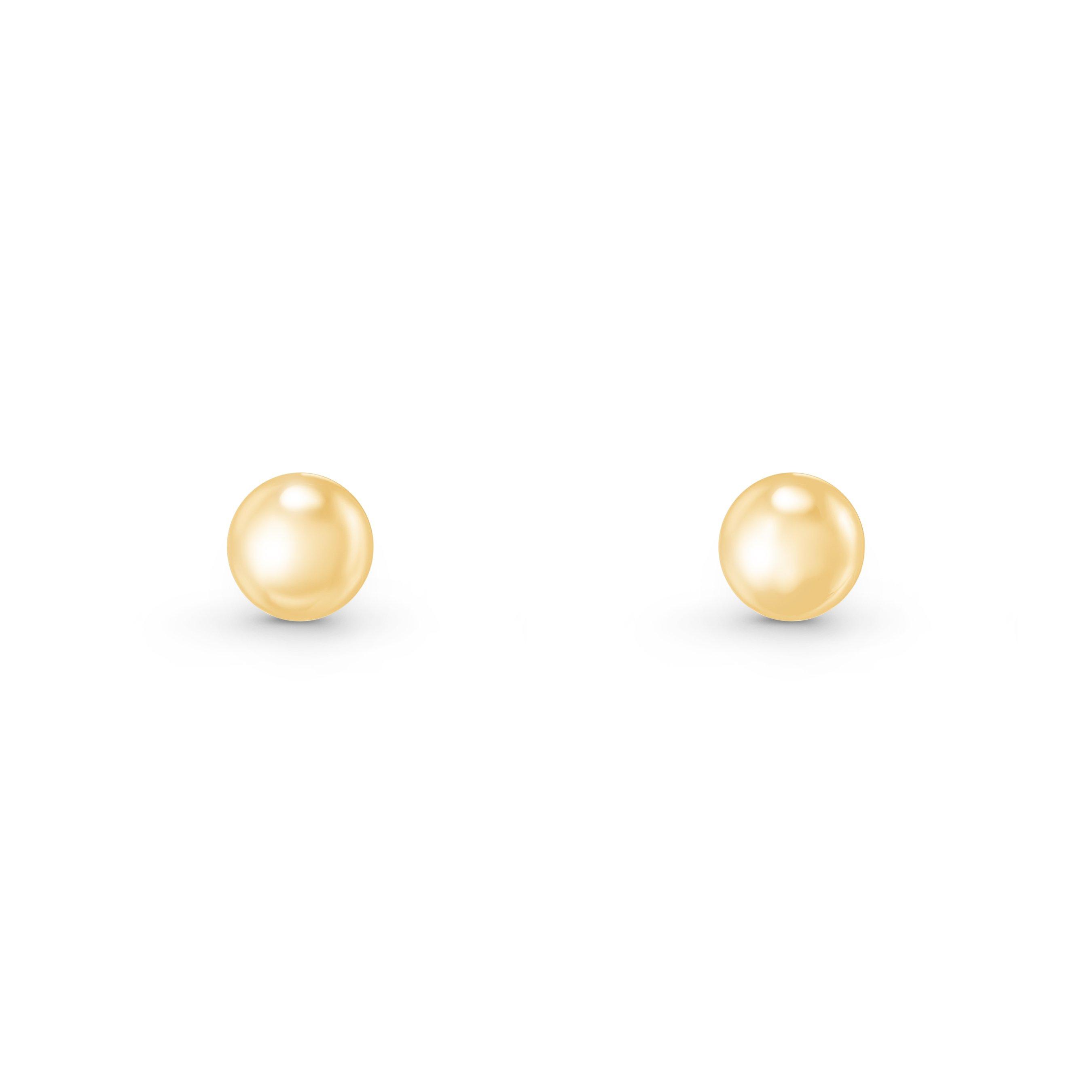 Beaverbrooks 9ct Yellow Gold 3mm Stud Earrings