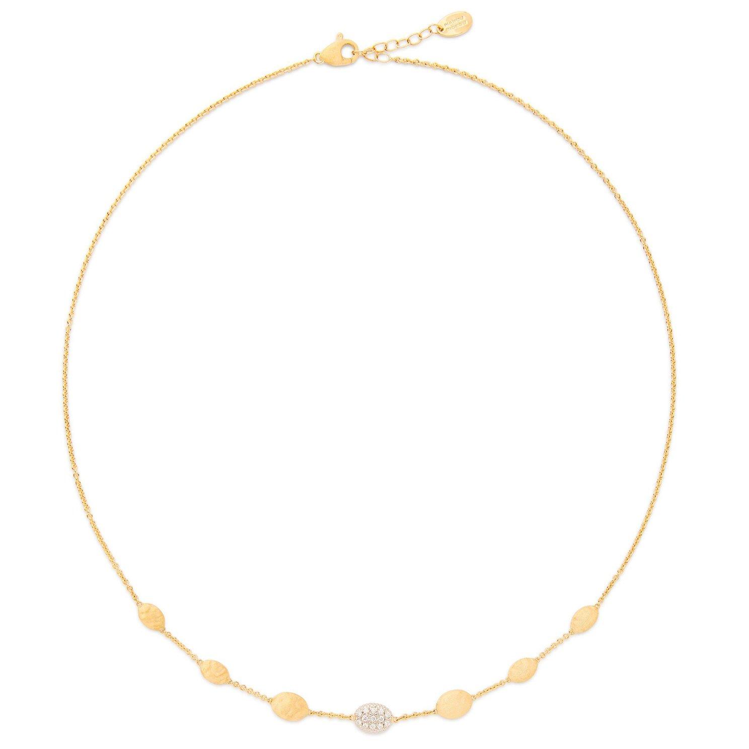 Marco Bicego Siviglia 18ct Yellow Gold Diamond Necklace