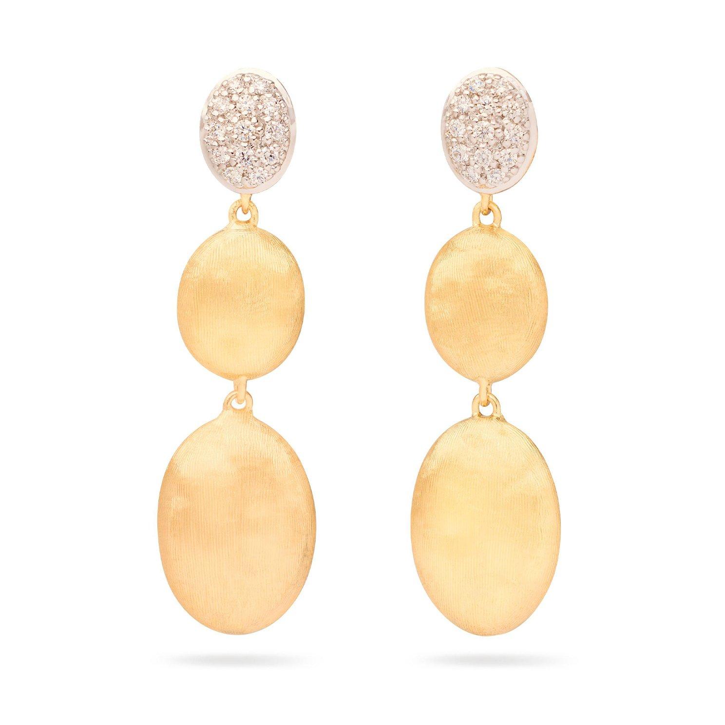 Marco Bicego Siviglia 18ct Yellow Gold Diamond Drop Earrings