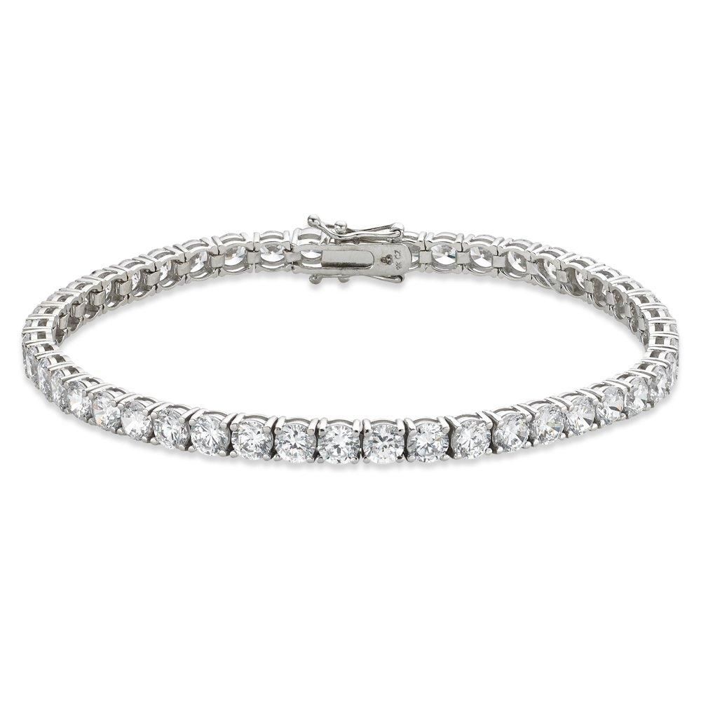 Cubic zirconia hot sale tennis bracelet