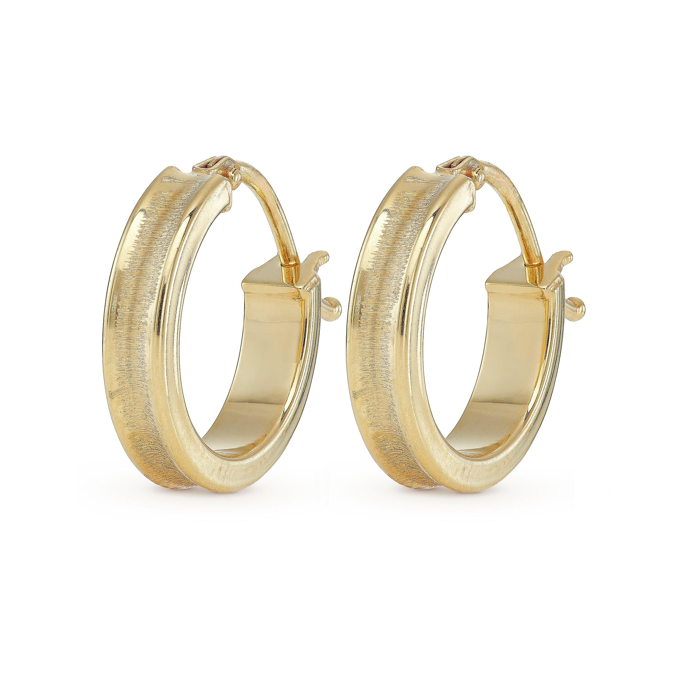 9ct gold clearance bar earrings