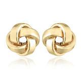 9ct Gold Knot Stud Earrings