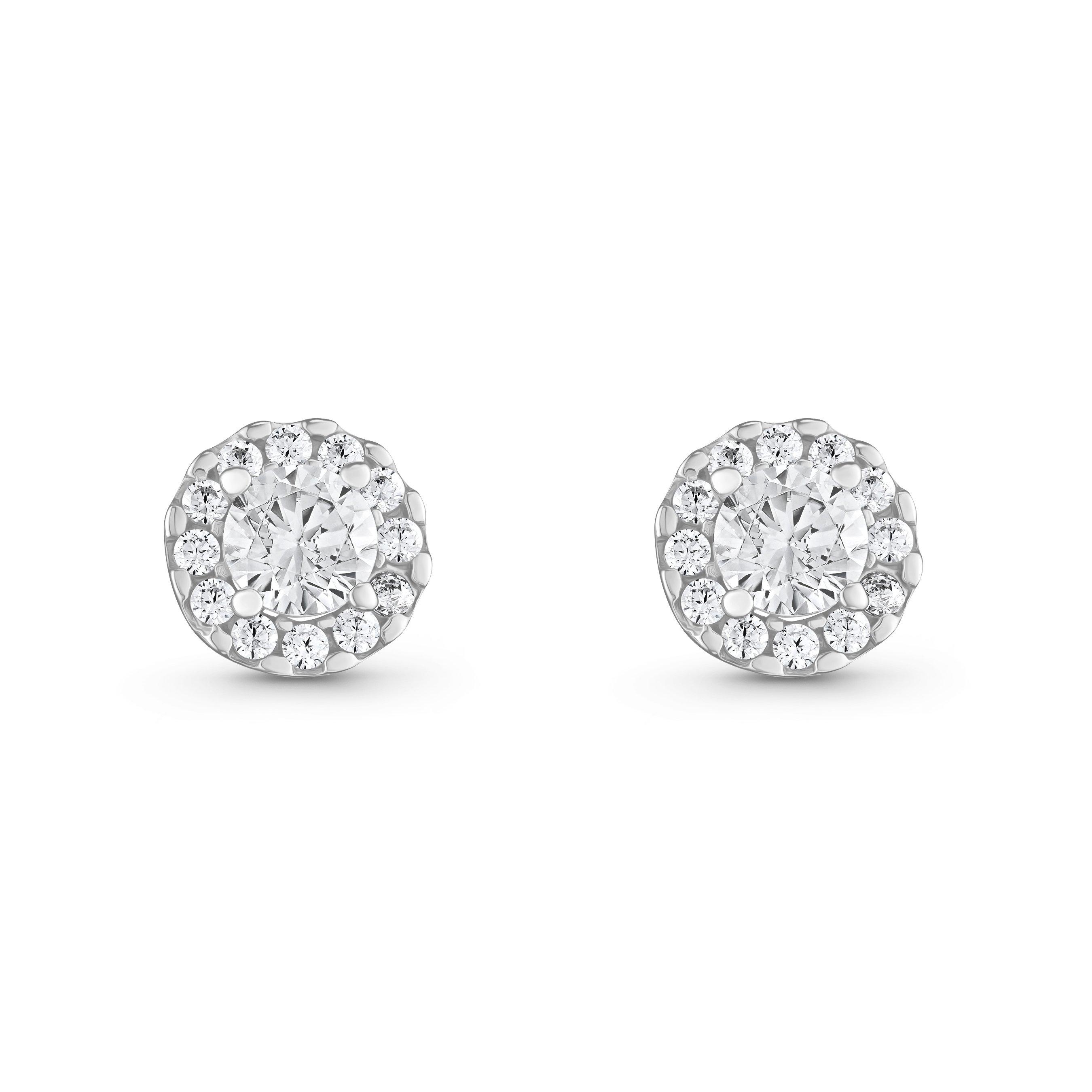 Beaverbrooks silver cubic hot sale zirconia stud earrings