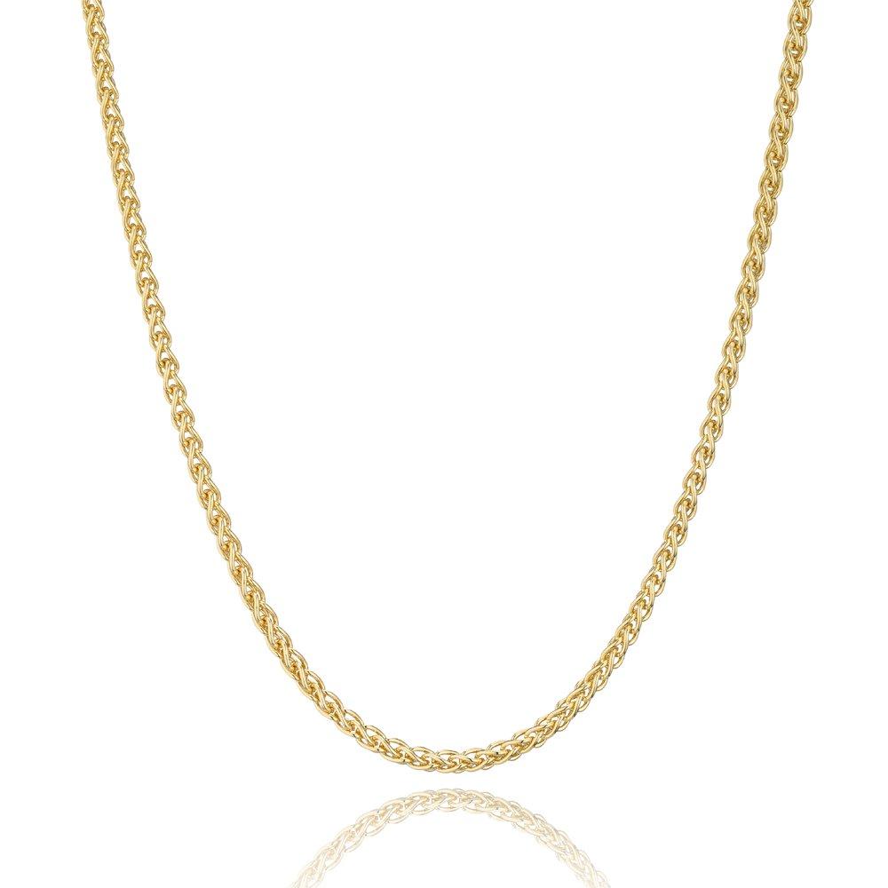 9ct Yellow Gold Spiga Chain | 0000700 | Beaverbrooks the Jewellers