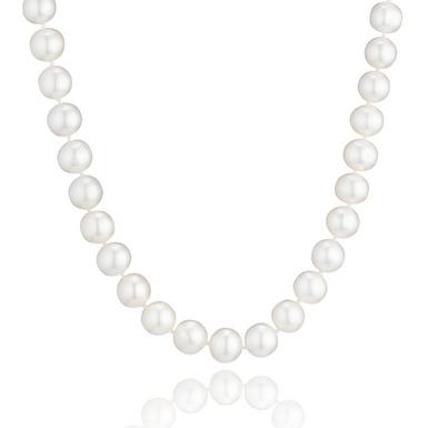 9ct White Gold Freshwater Cultured Pearl Necklace